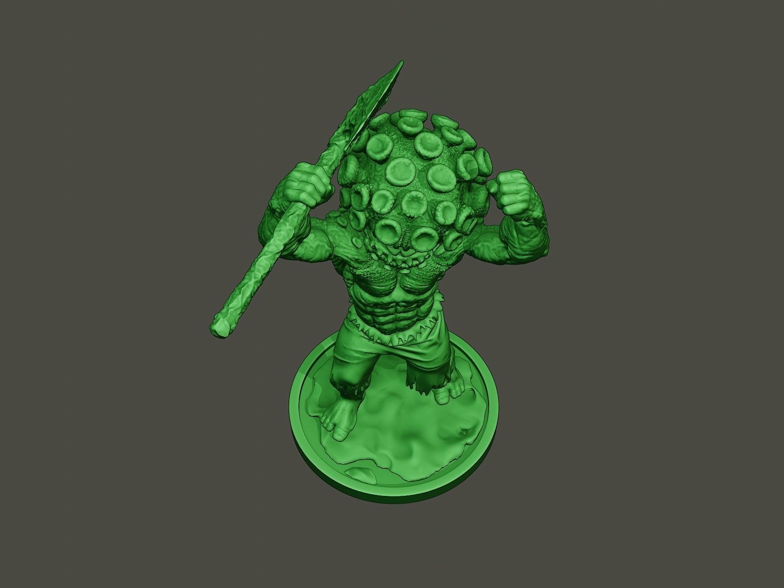 Humanoid virus 0002 3D print model_13