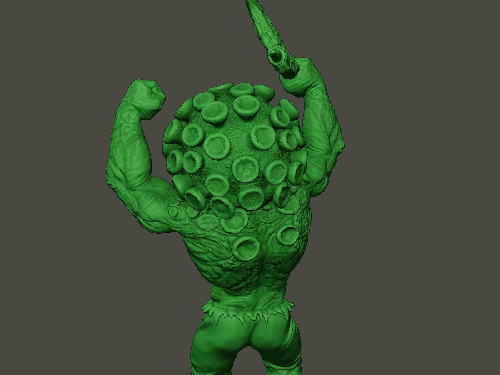 Humanoid virus 0002 3D print model_20