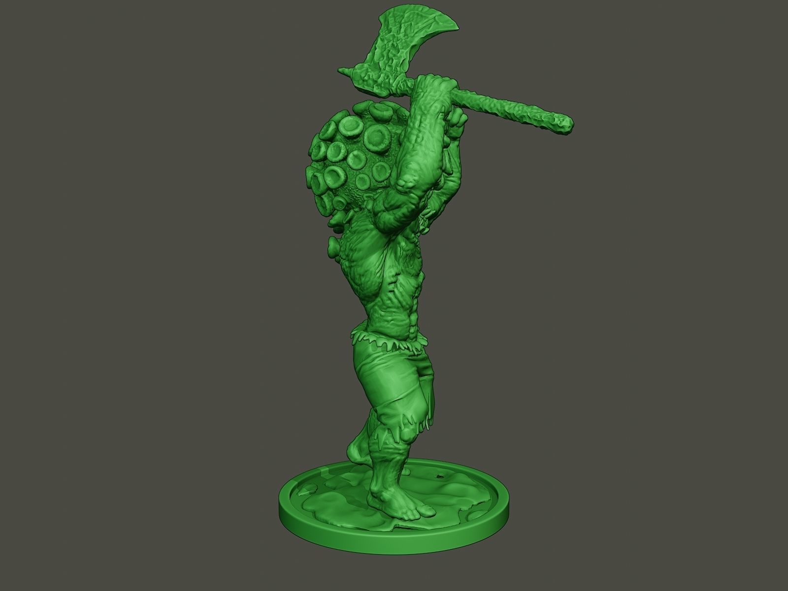 Humanoid virus 0002 3D print model_8