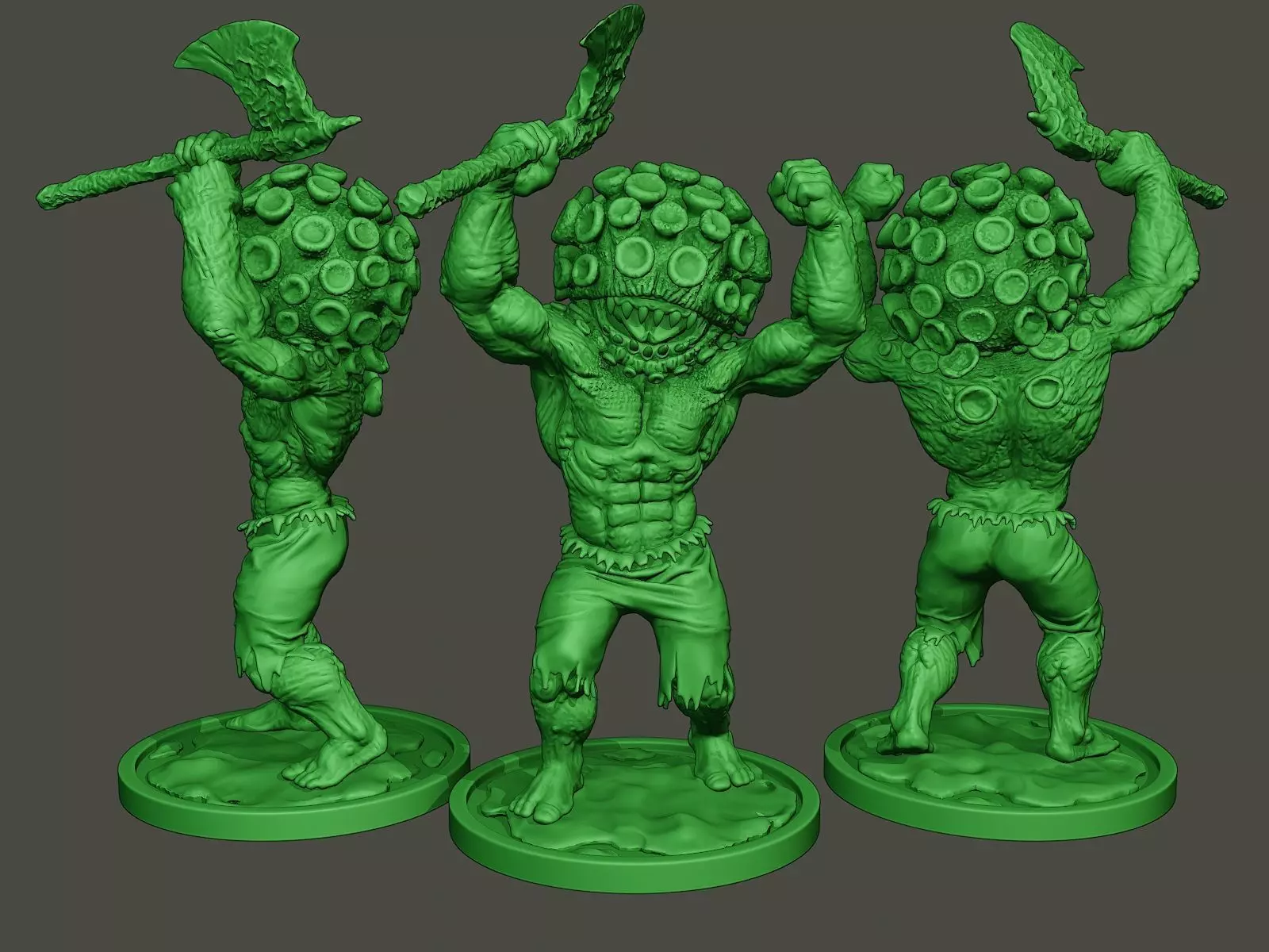 Humanoid virus 0002 3D print model_0