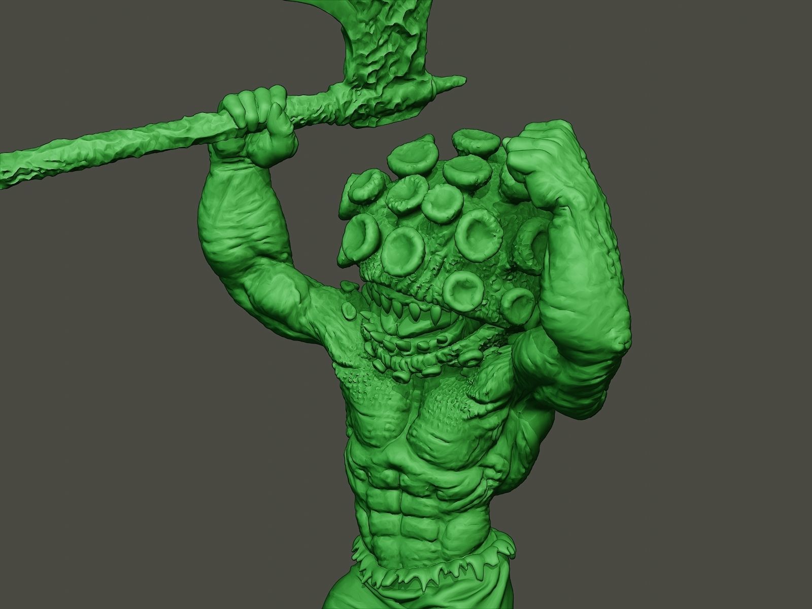 Humanoid virus 0002 3D print model_17