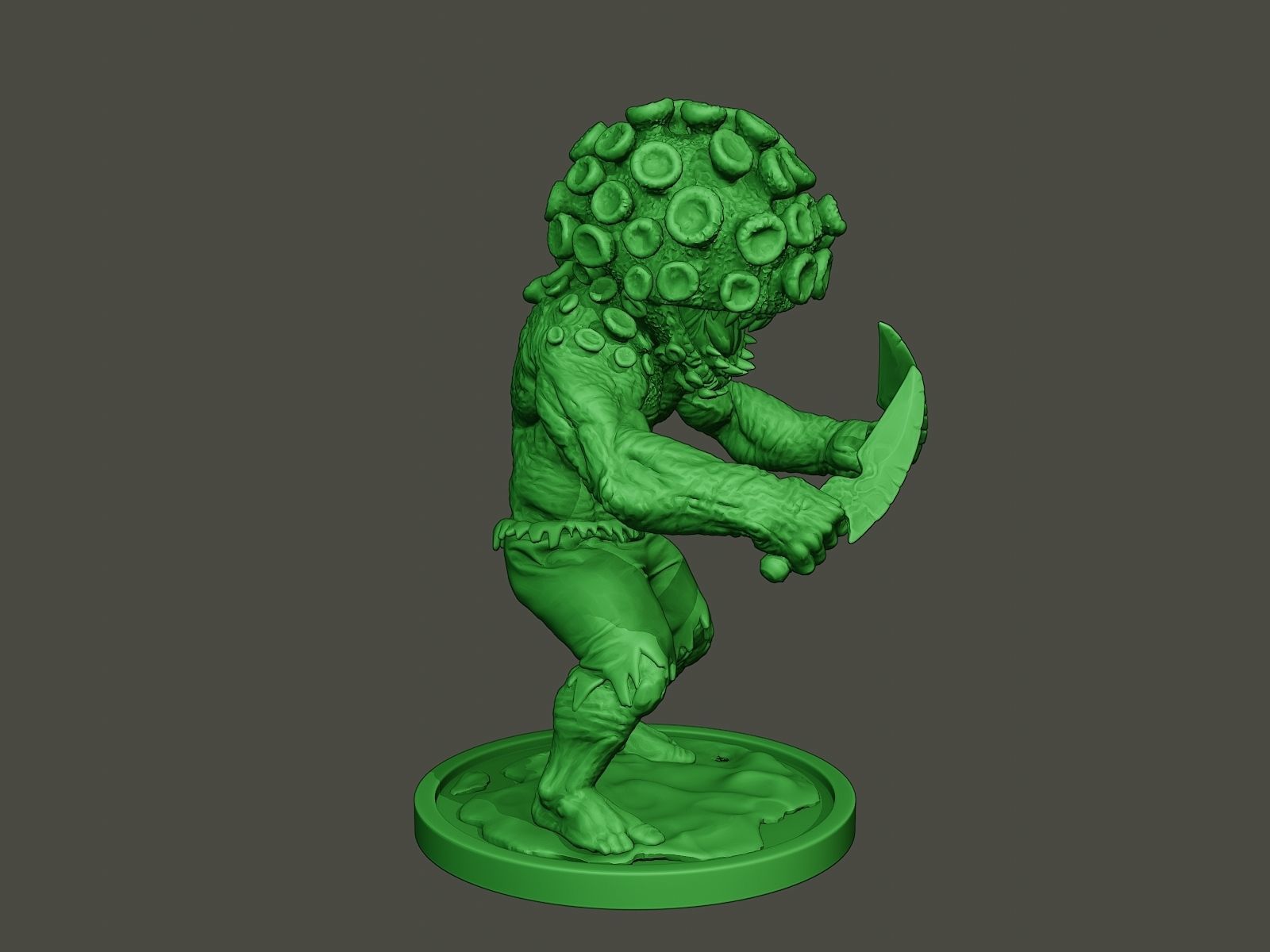 Humanoid virus 0003 3D print model_8