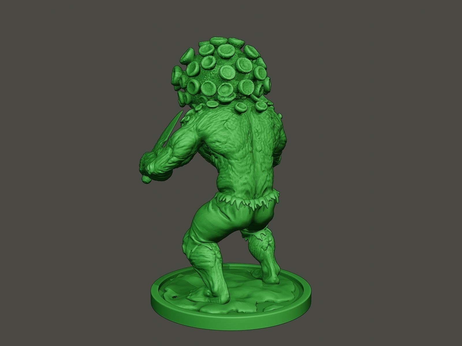 Humanoid virus 0003 3D print model_4