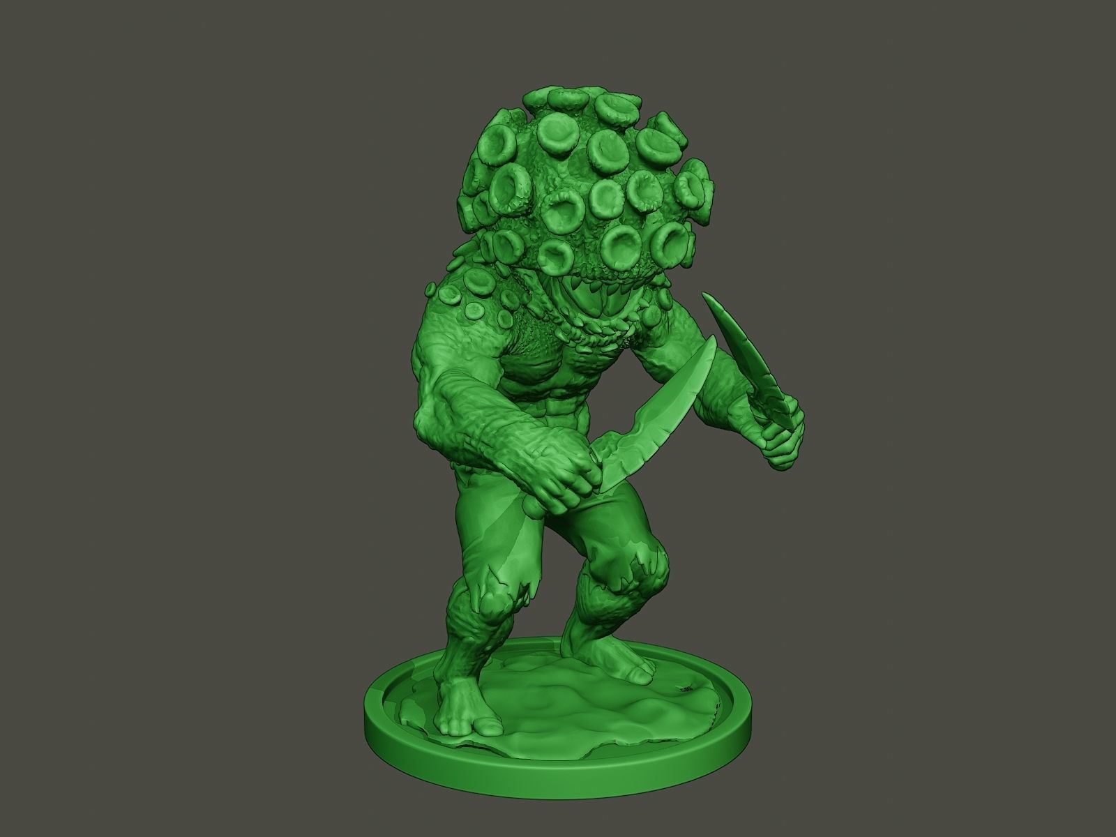 Humanoid virus 0003 3D print model_9
