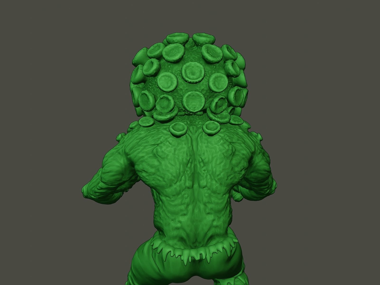 Humanoid virus 0003 3D print model_20