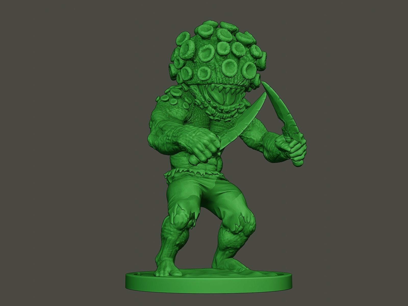 Humanoid virus 0003 3D print model_12