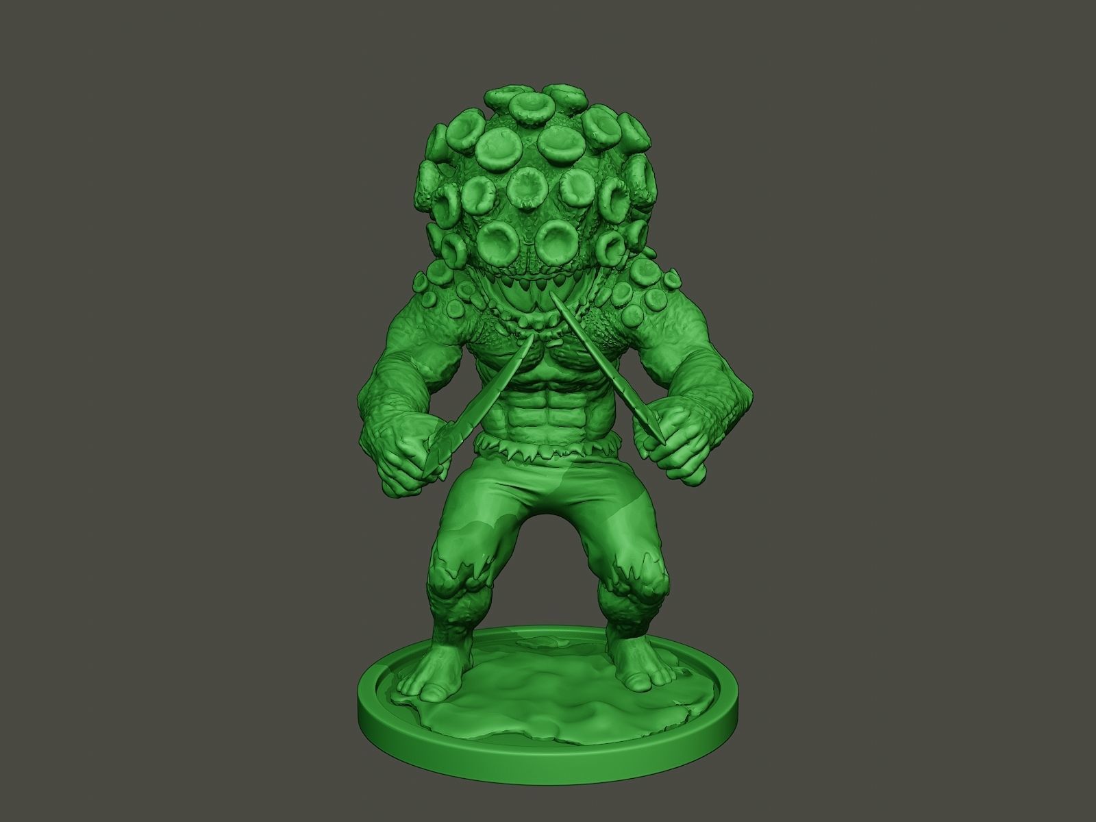Humanoid virus 0003 3D print model_10