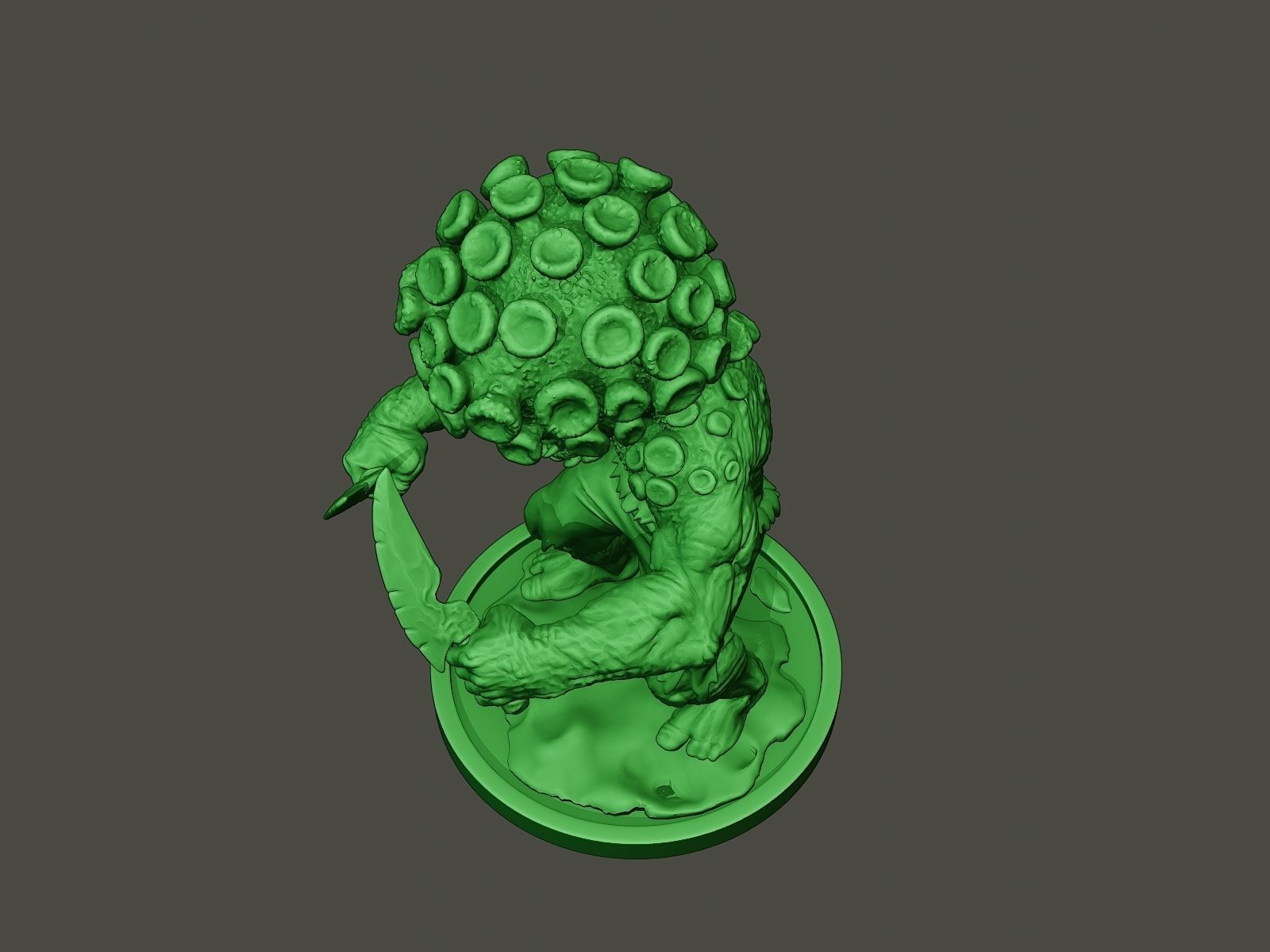 Humanoid virus 0003 3D print model_14