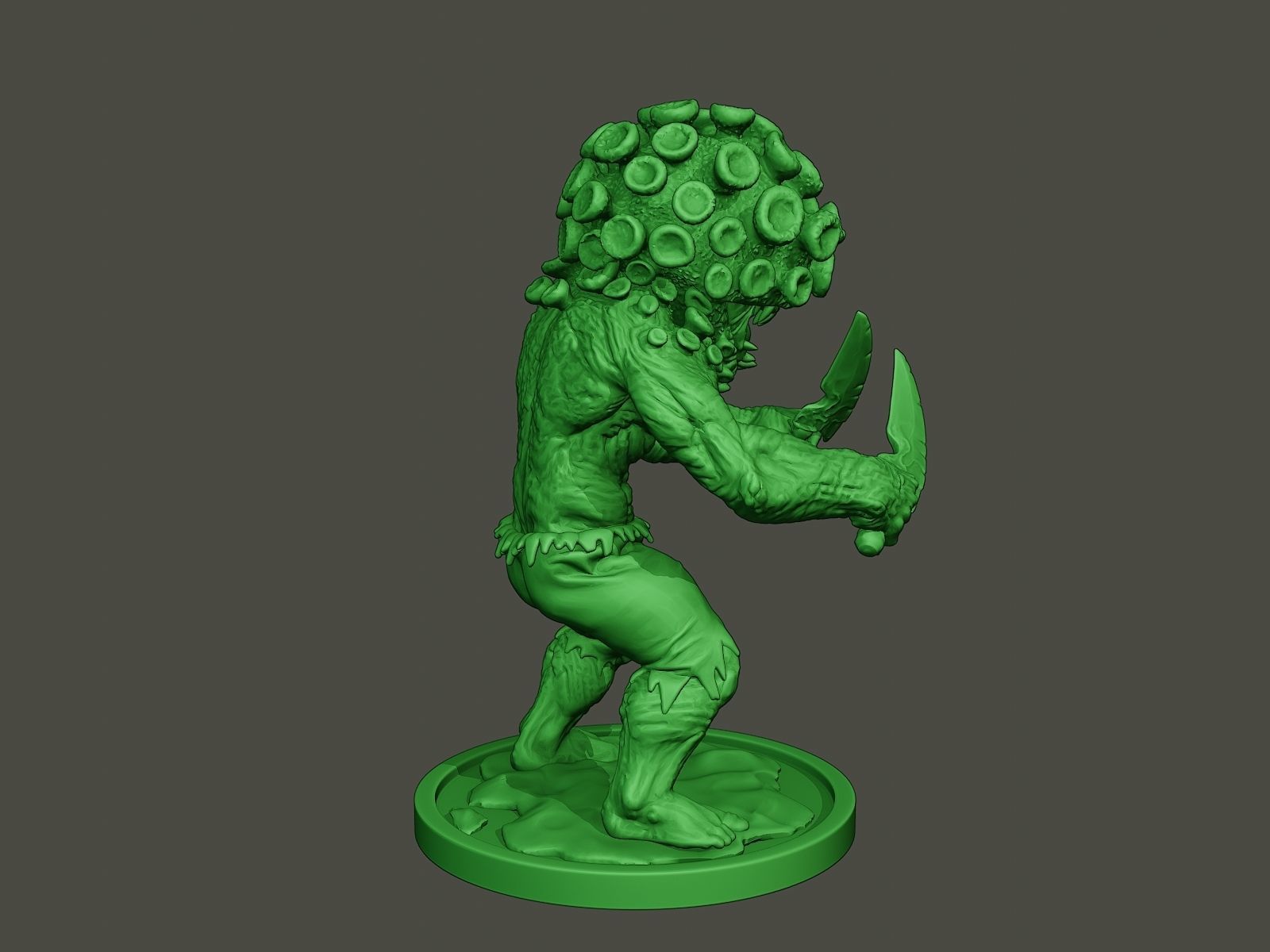 Humanoid virus 0003 3D print model_7