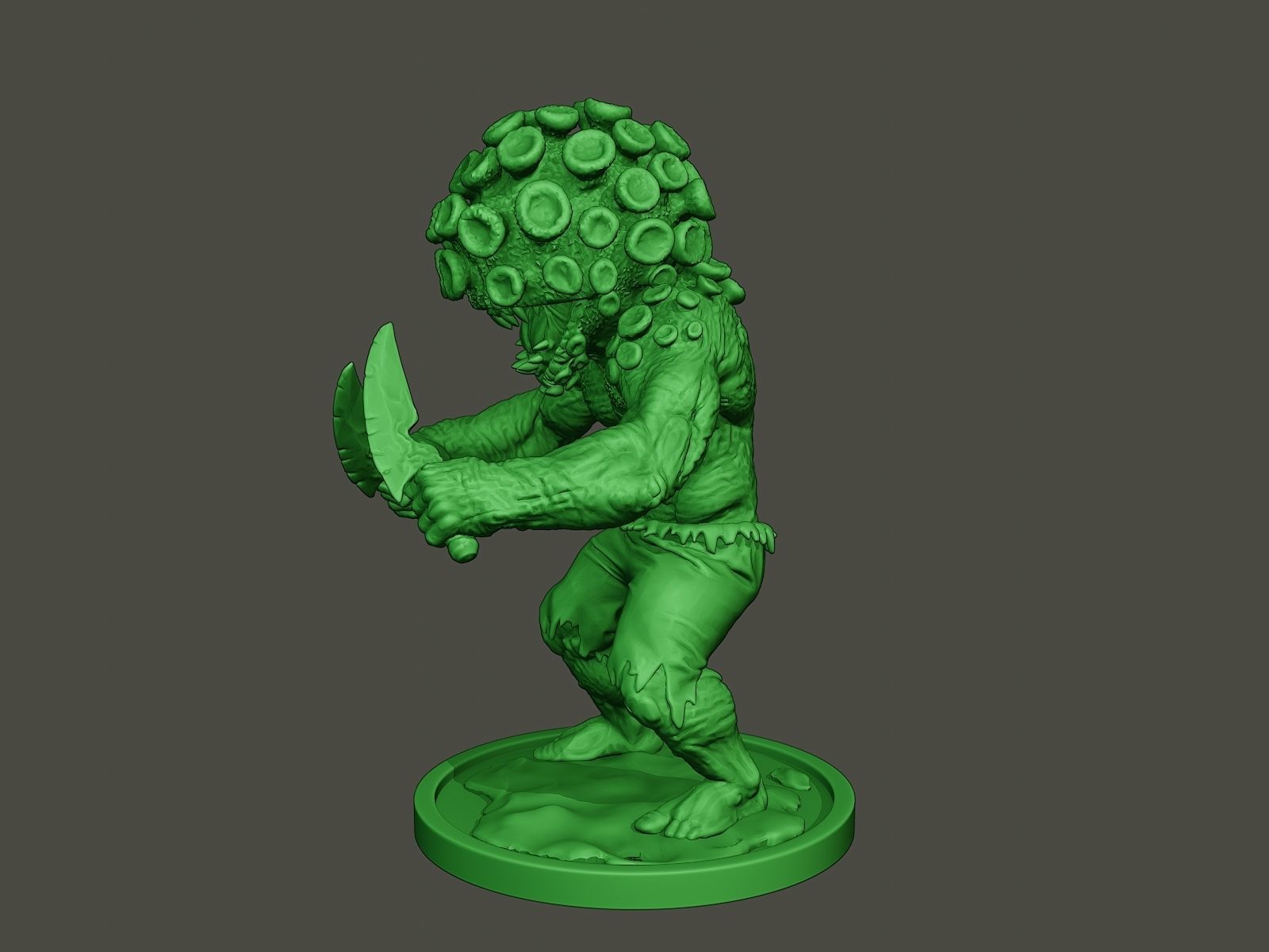 Humanoid virus 0003 3D print model_2