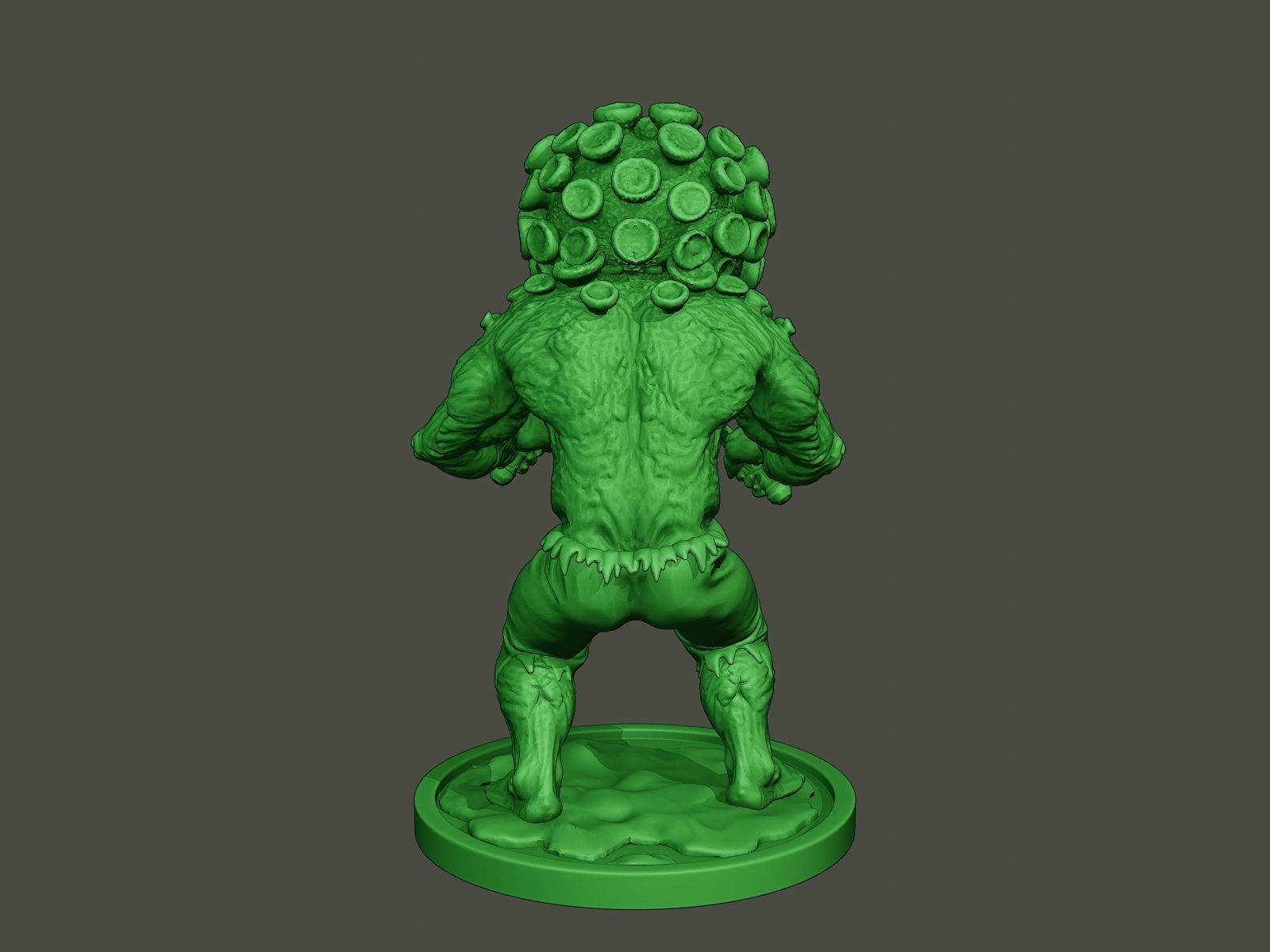 Humanoid virus 0003 3D print model_5