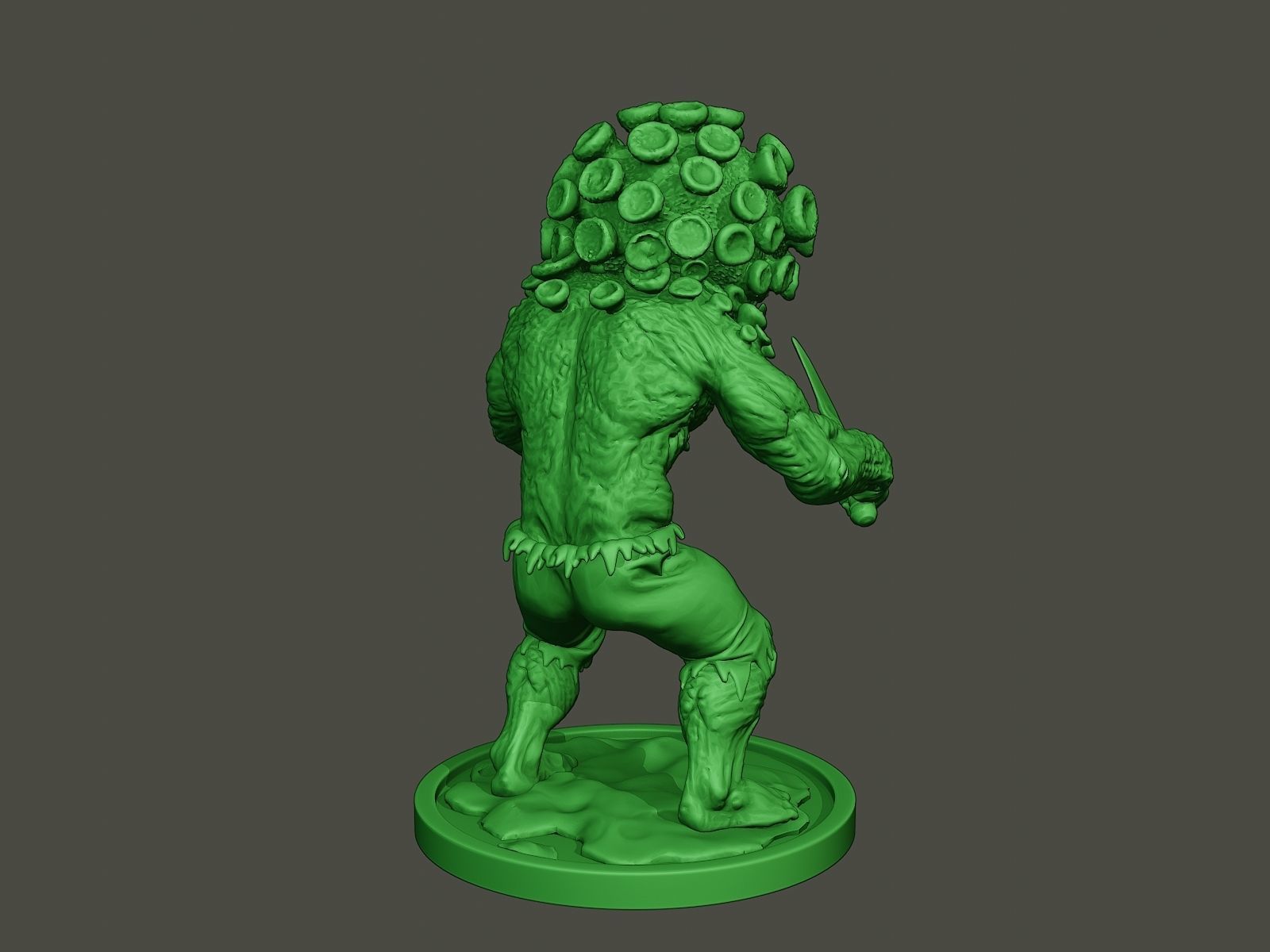 Humanoid virus 0003 3D print model_6