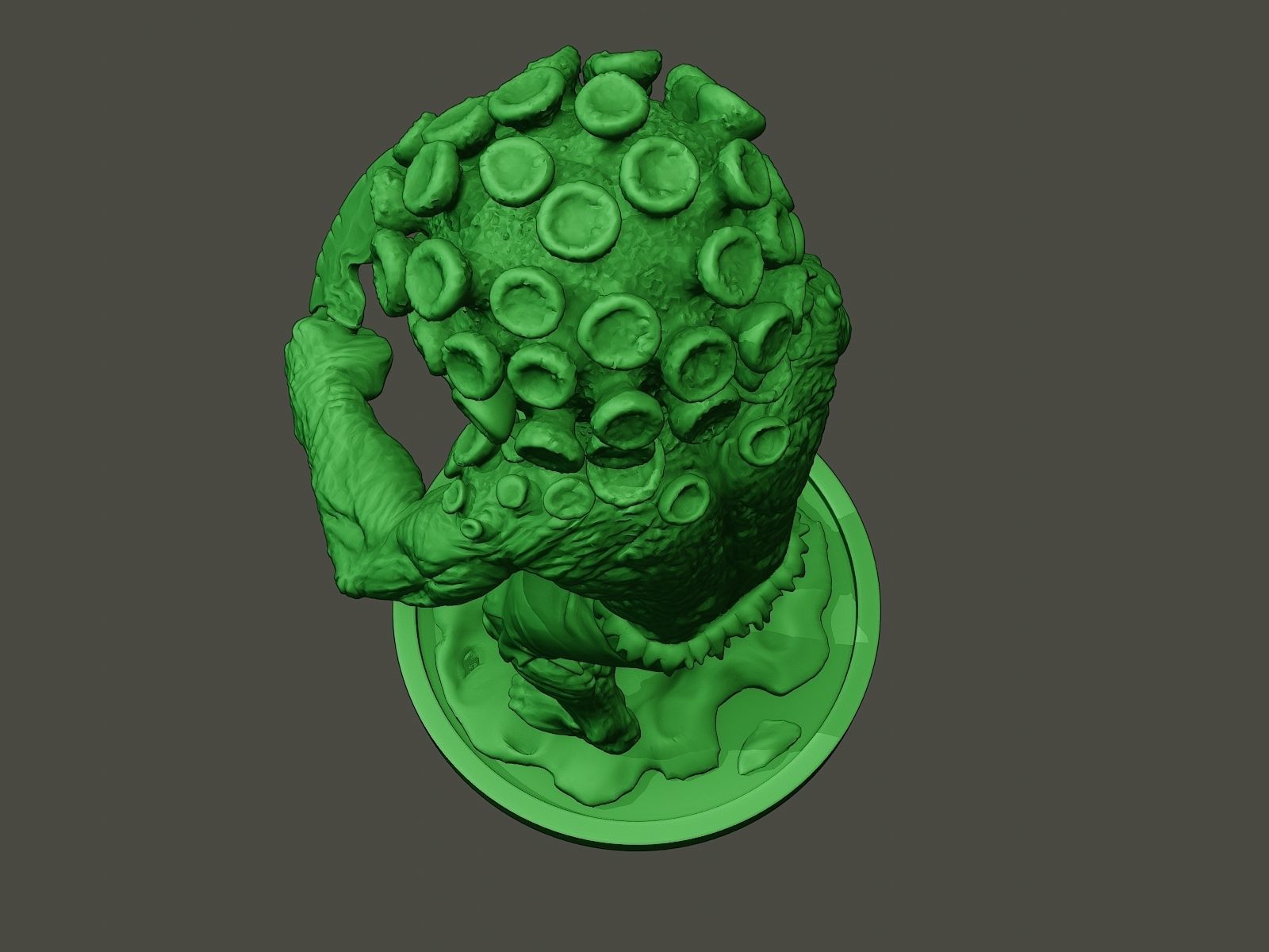 Humanoid virus 0003 3D print model_15