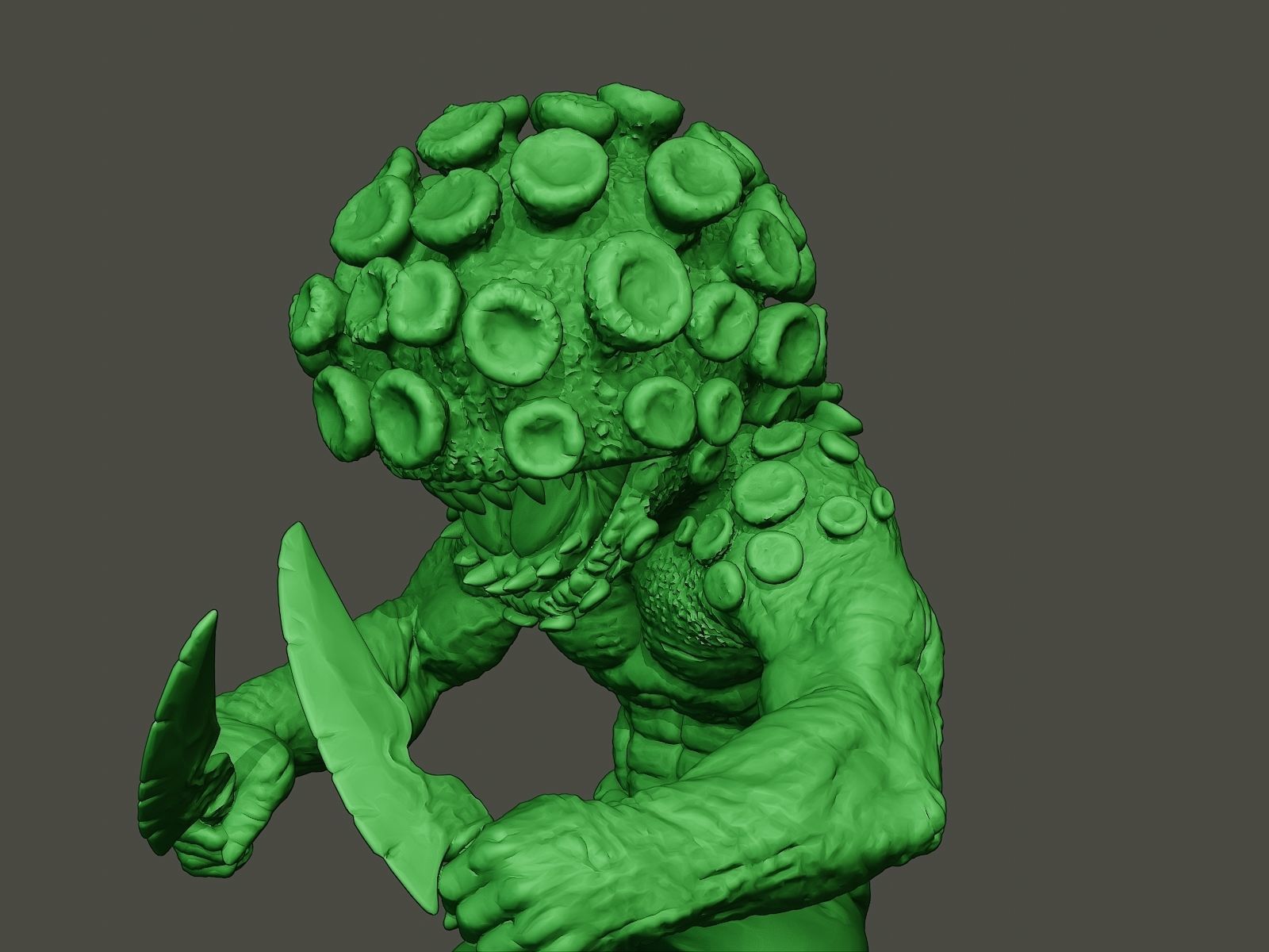 Humanoid virus 0003 3D print model_17