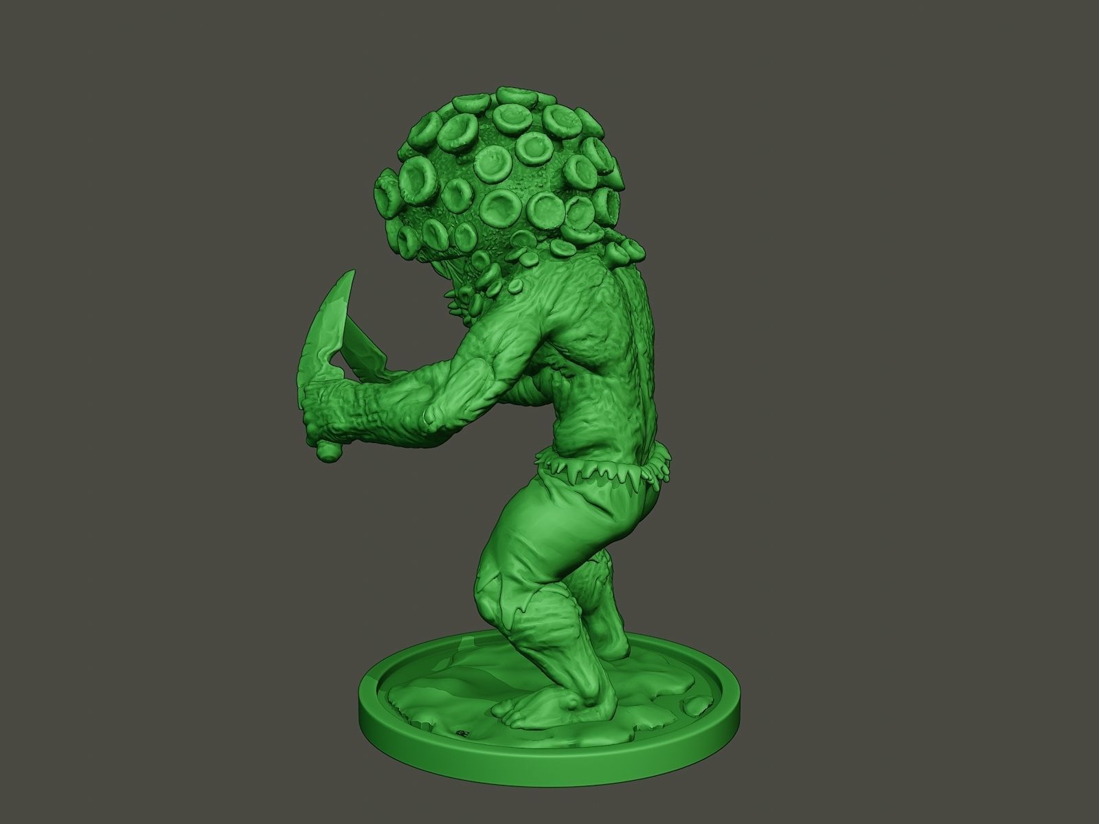 Humanoid virus 0003 3D print model_3