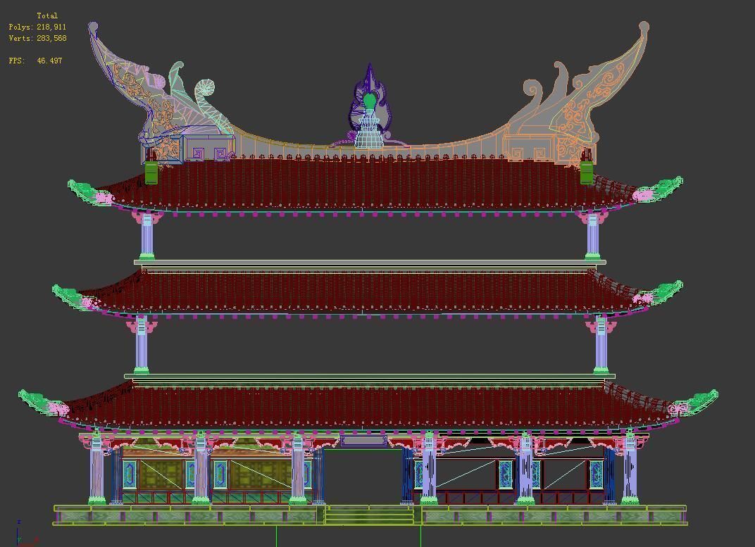 Cave - System Building 02 3D model_1