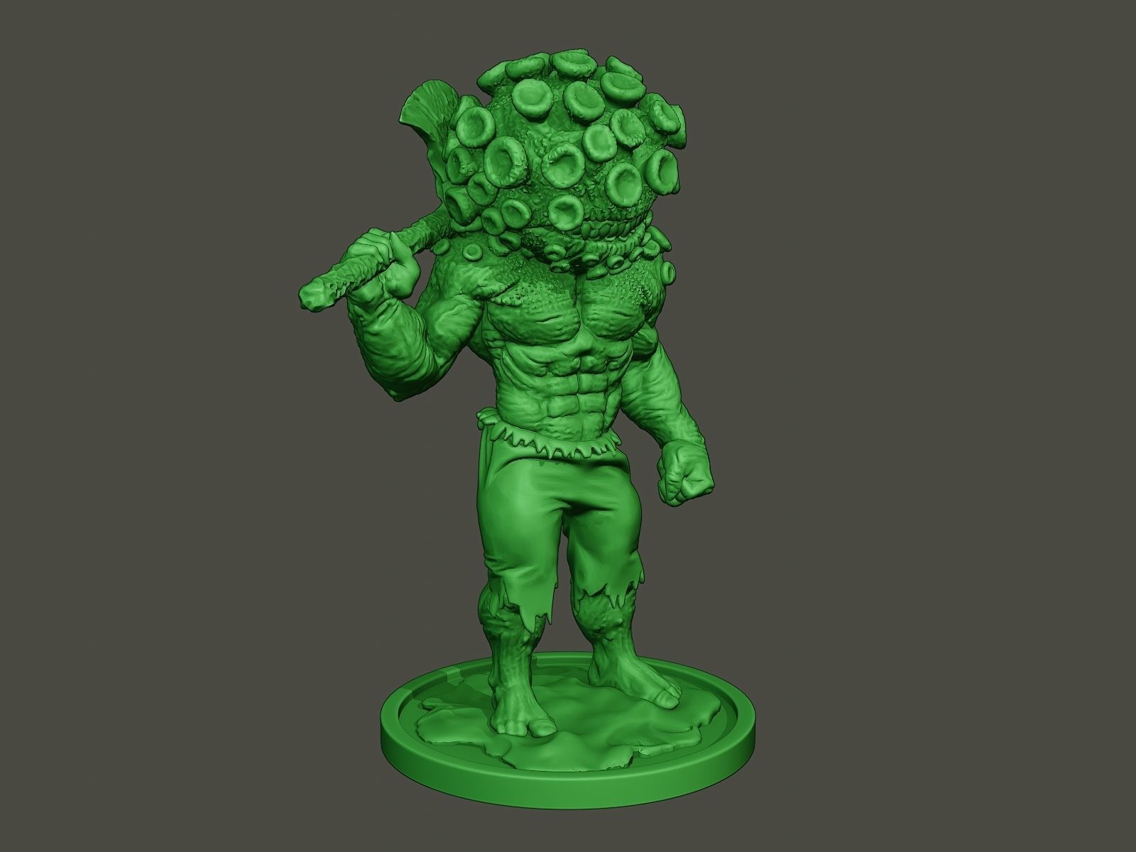 Humanoid virus 0004 3D print model_9