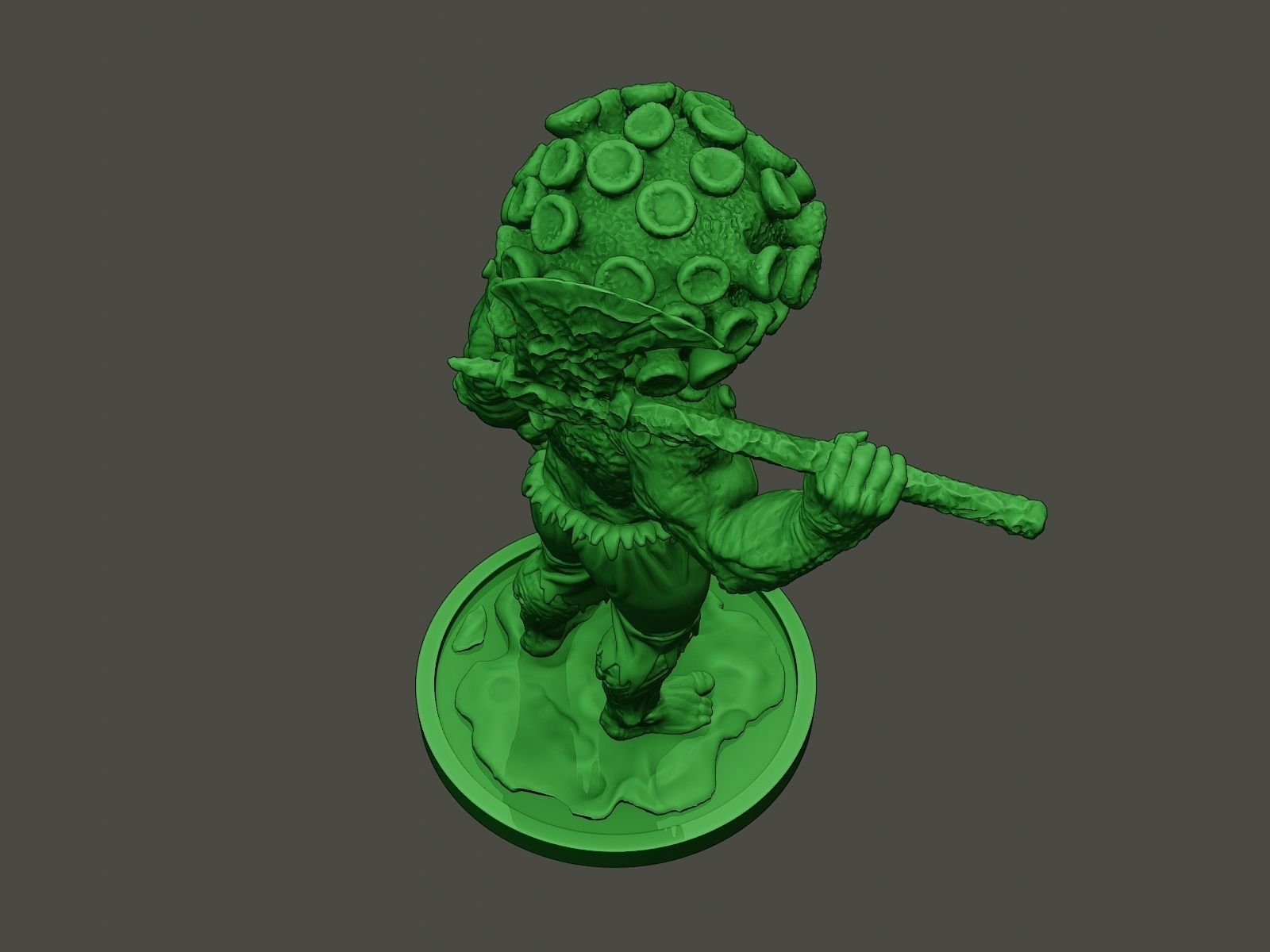 Humanoid virus 0004 3D print model_21