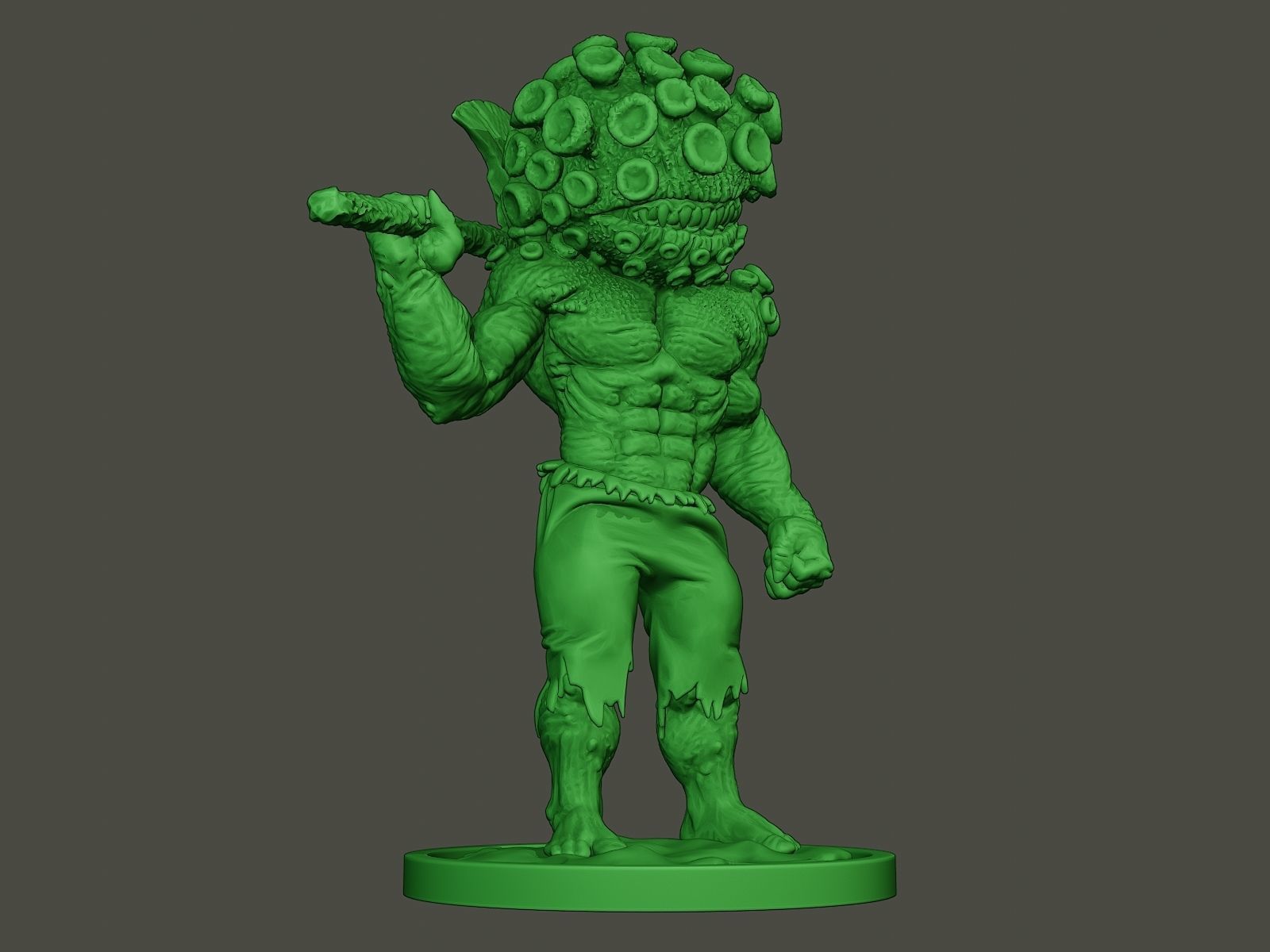 Humanoid virus 0004 3D print model_12