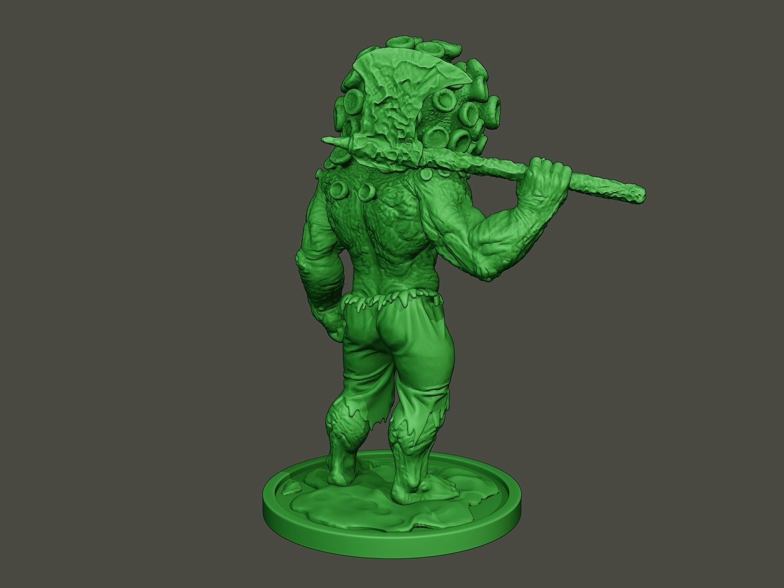 Humanoid virus 0004 3D print model_6
