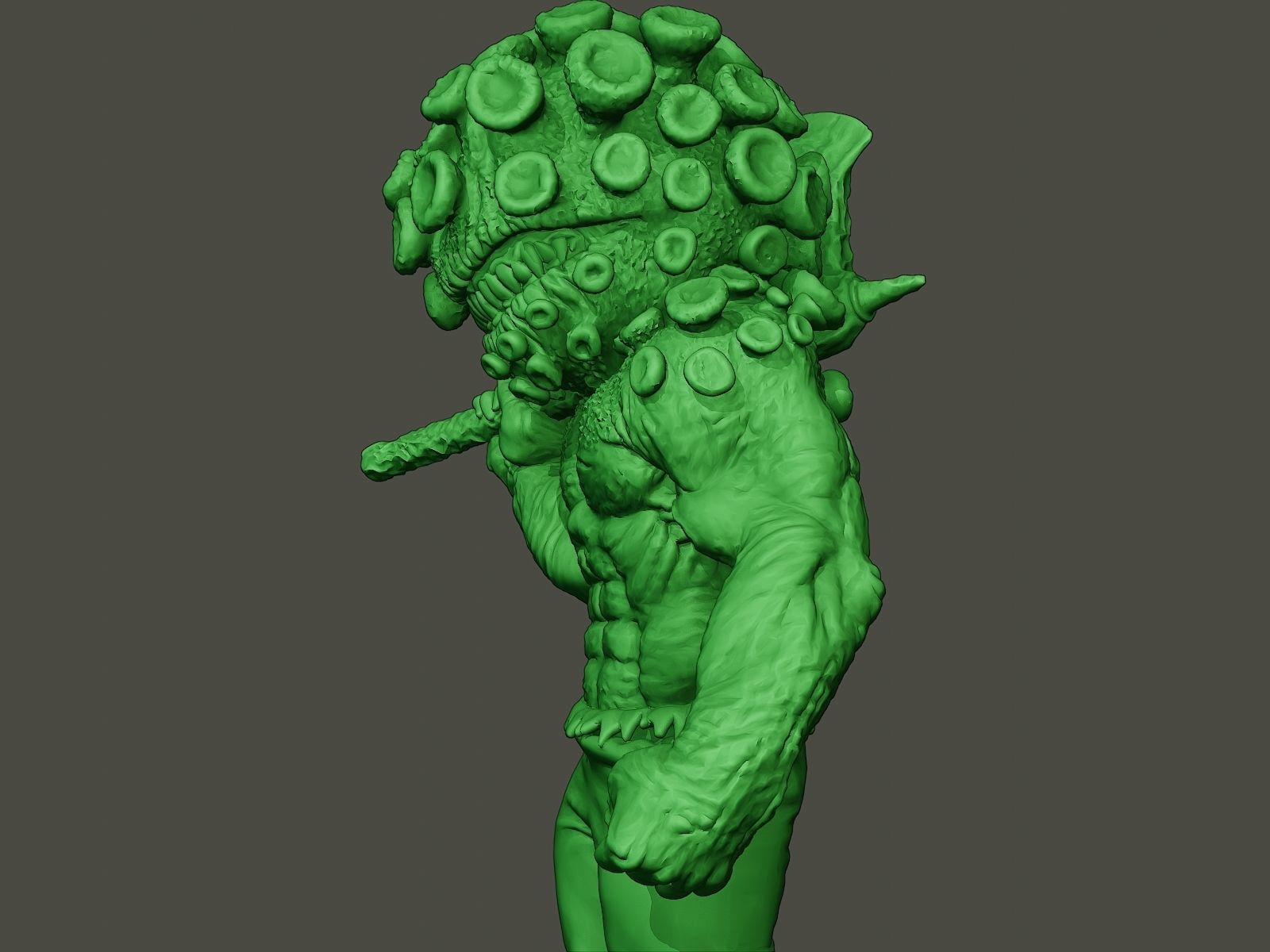 Humanoid virus 0004 3D print model_16