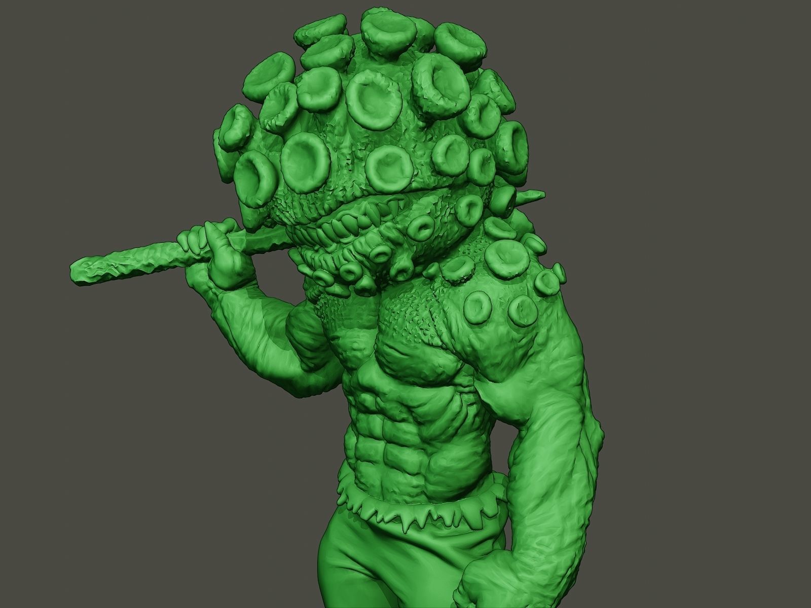 Humanoid virus 0004 3D print model_17