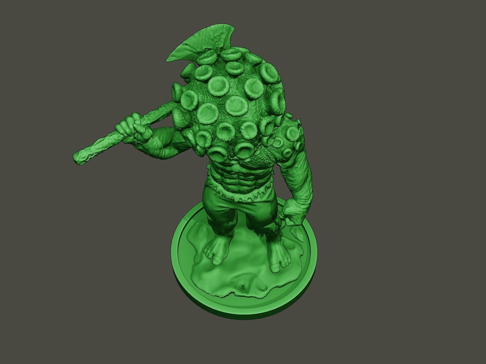 Humanoid virus 0004 3D print model_13