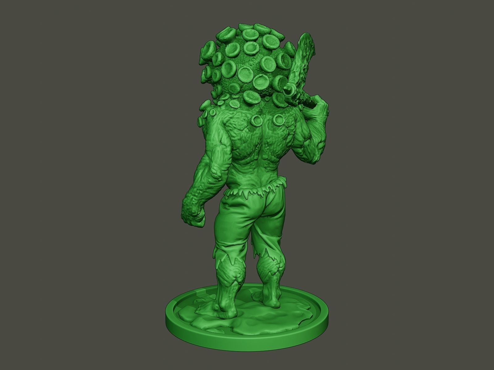 Humanoid virus 0004 3D print model_4