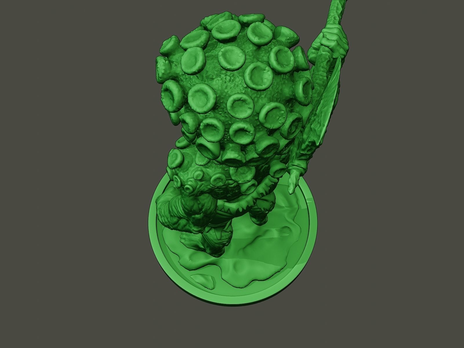 Humanoid virus 0004 3D print model_15