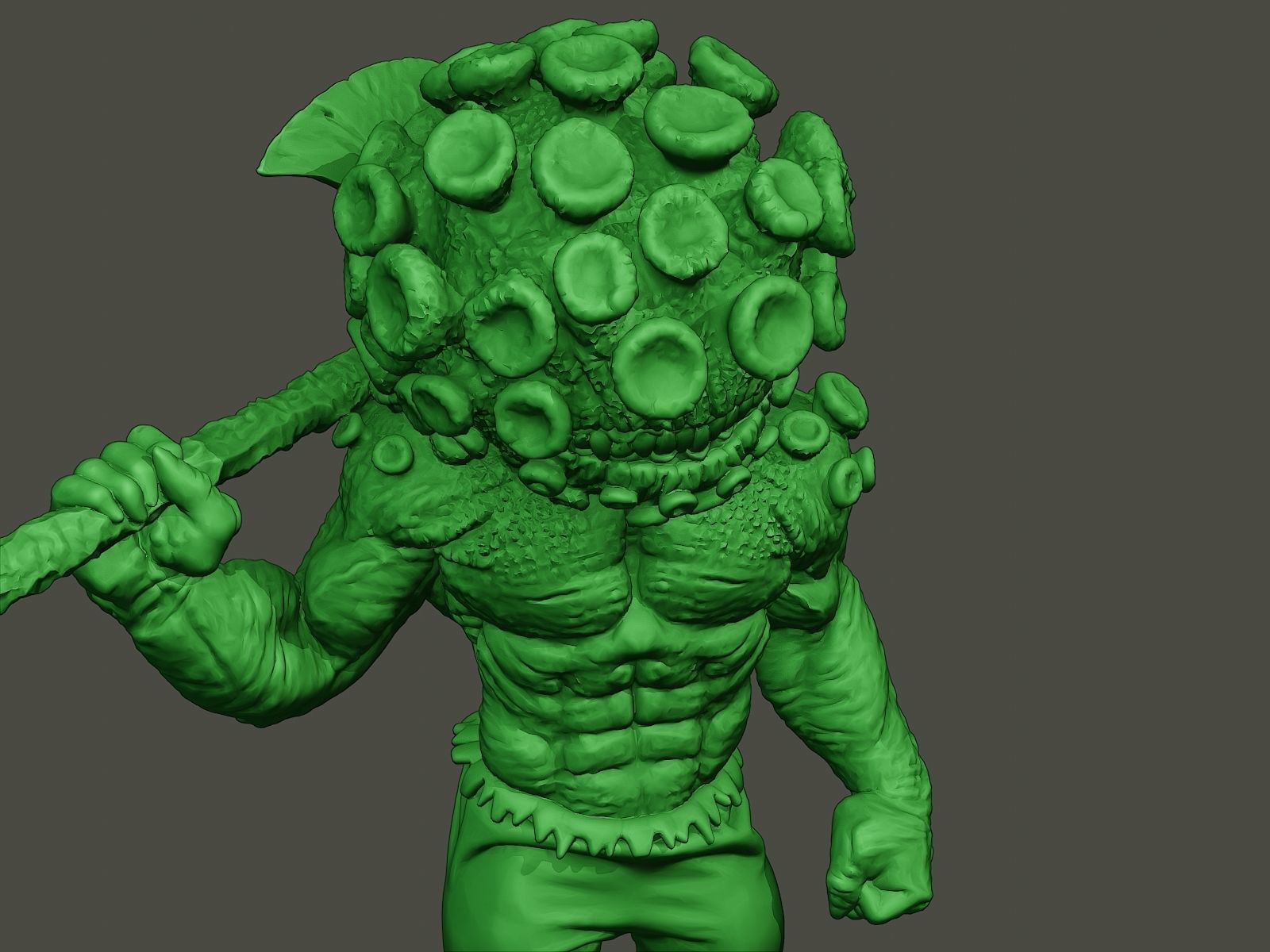 Humanoid virus 0004 3D print model_18