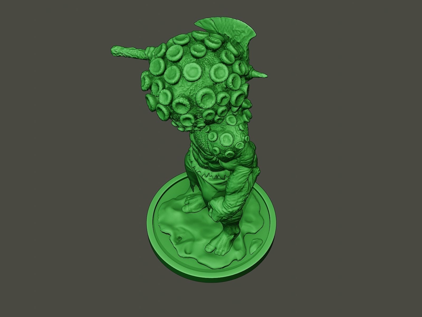 Humanoid virus 0004 3D print model_14