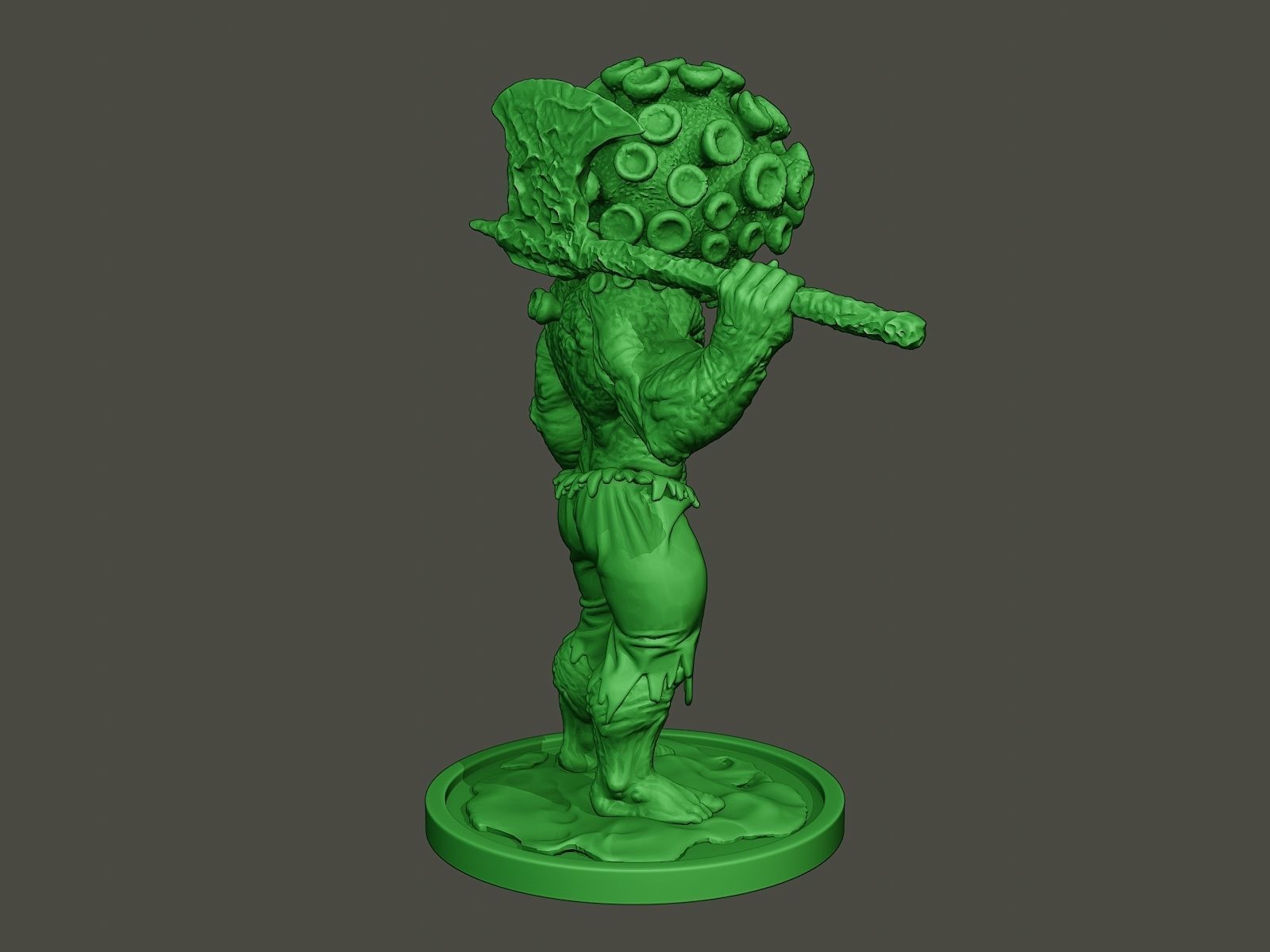 Humanoid virus 0004 3D print model_7