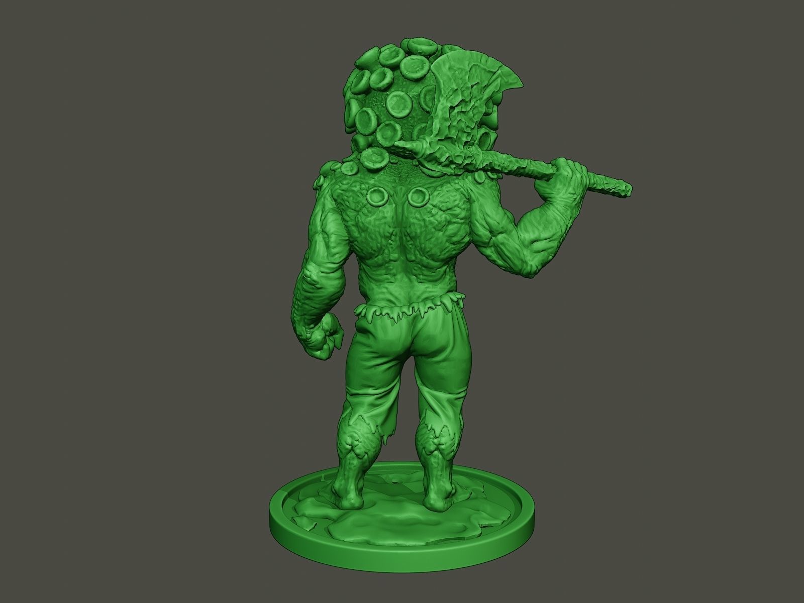 Humanoid virus 0004 3D print model_5
