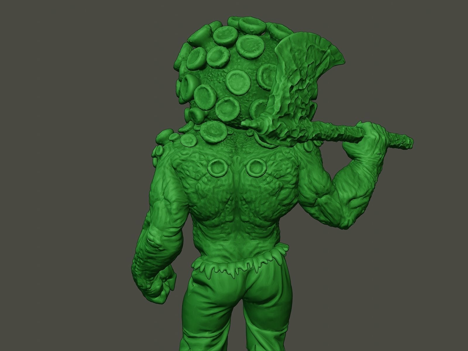 Humanoid virus 0004 3D print model_20