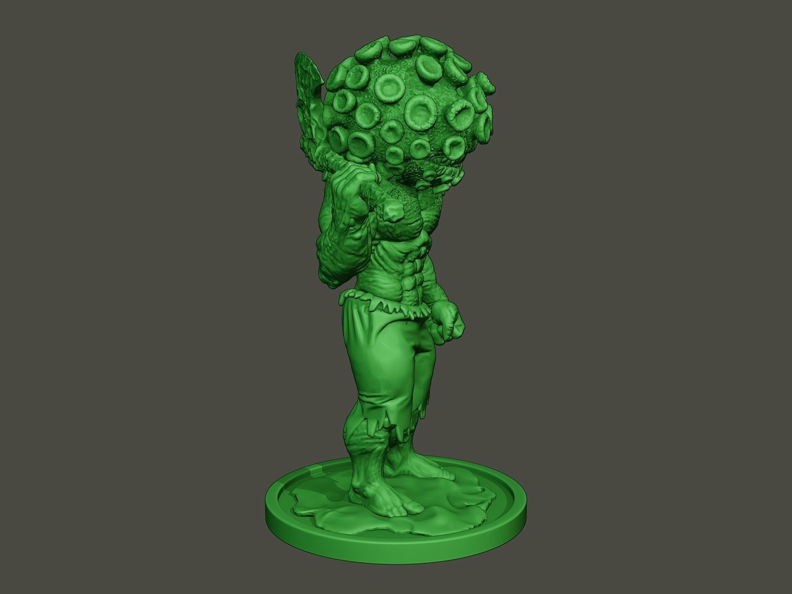 Humanoid virus 0004 3D print model_8