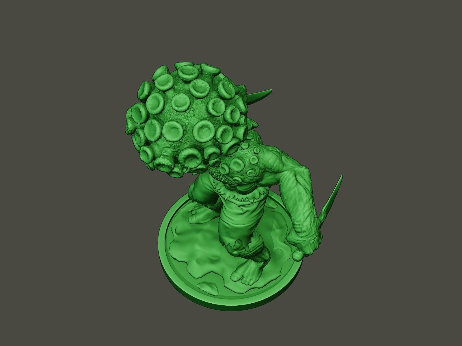Humanoid virus 0005 3D print model_14