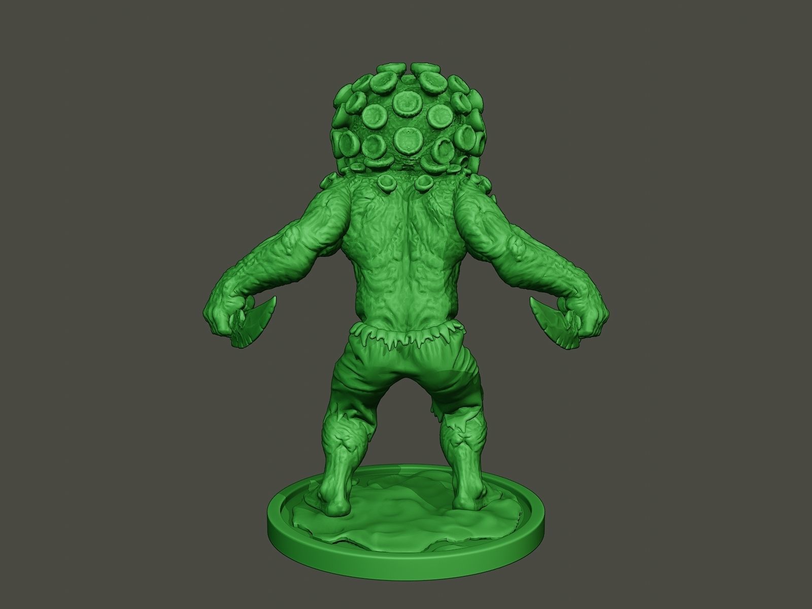 Humanoid virus 0005 3D print model_5
