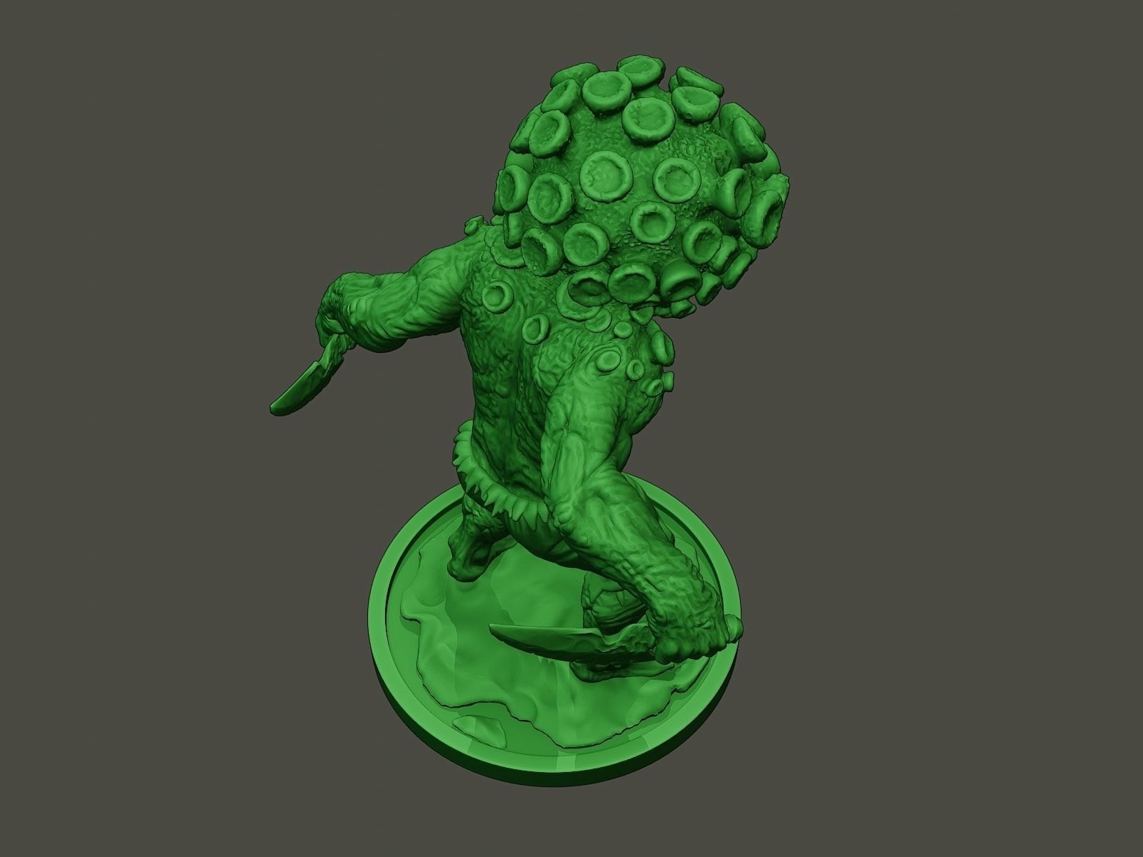 Humanoid virus 0005 3D print model_21