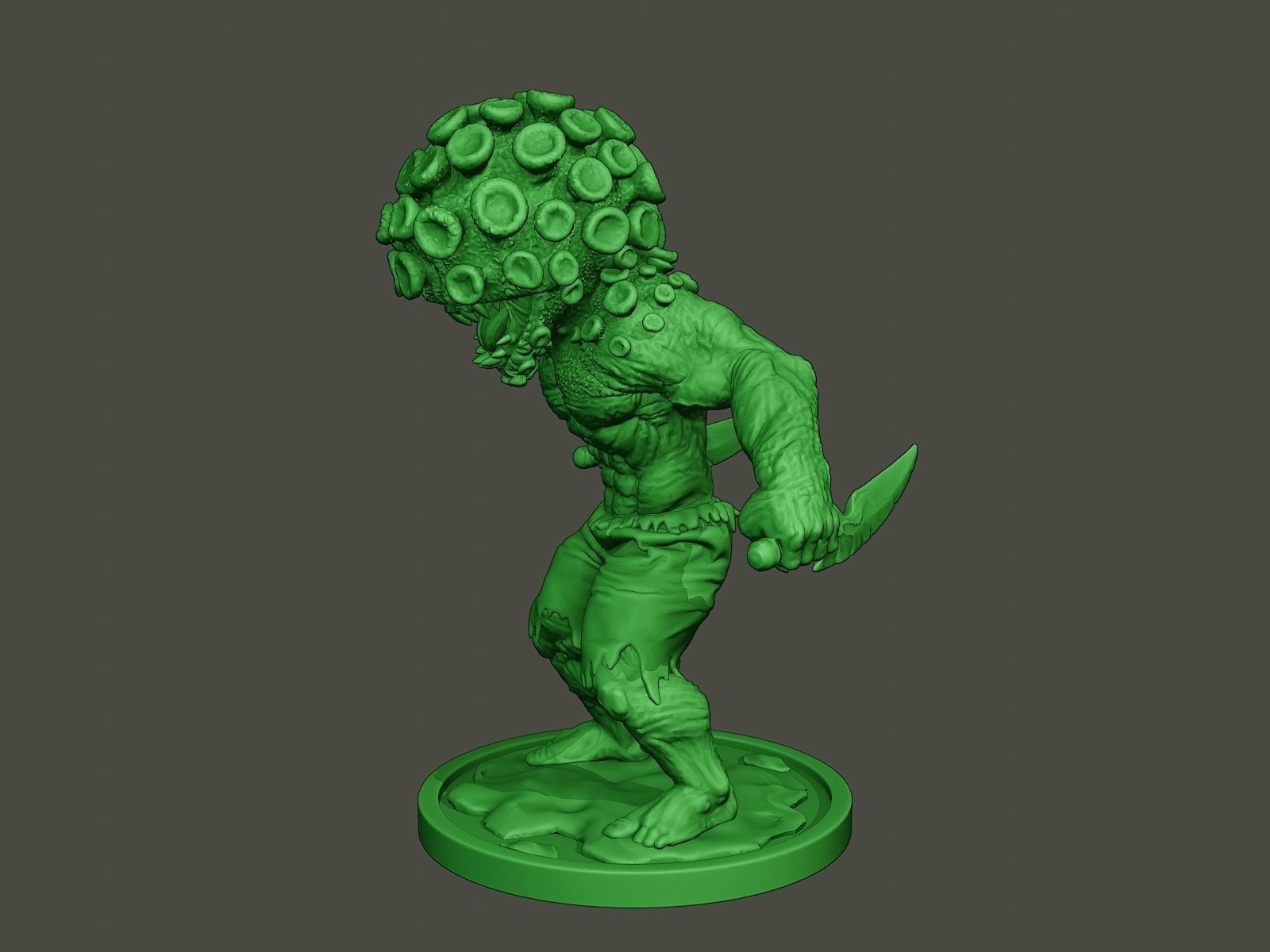 Humanoid virus 0005 3D print model_2