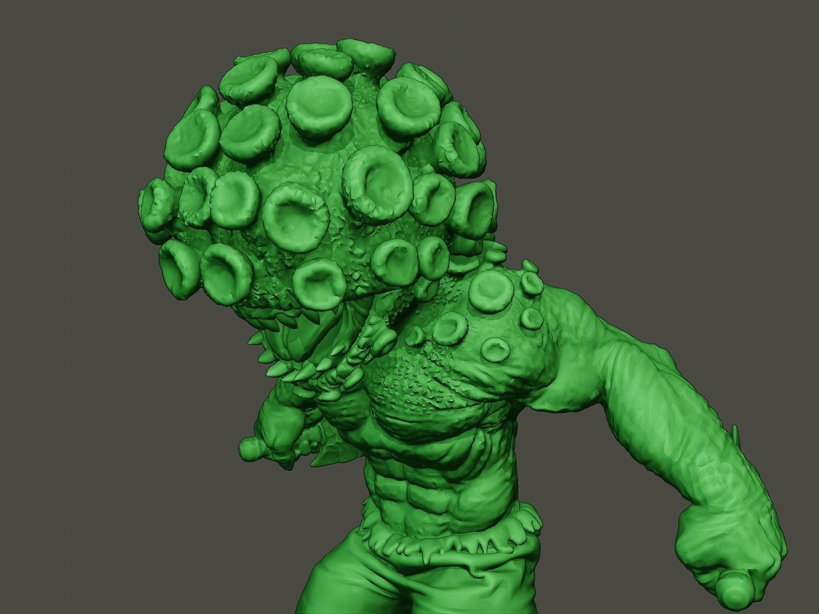 Humanoid virus 0005 3D print model_17