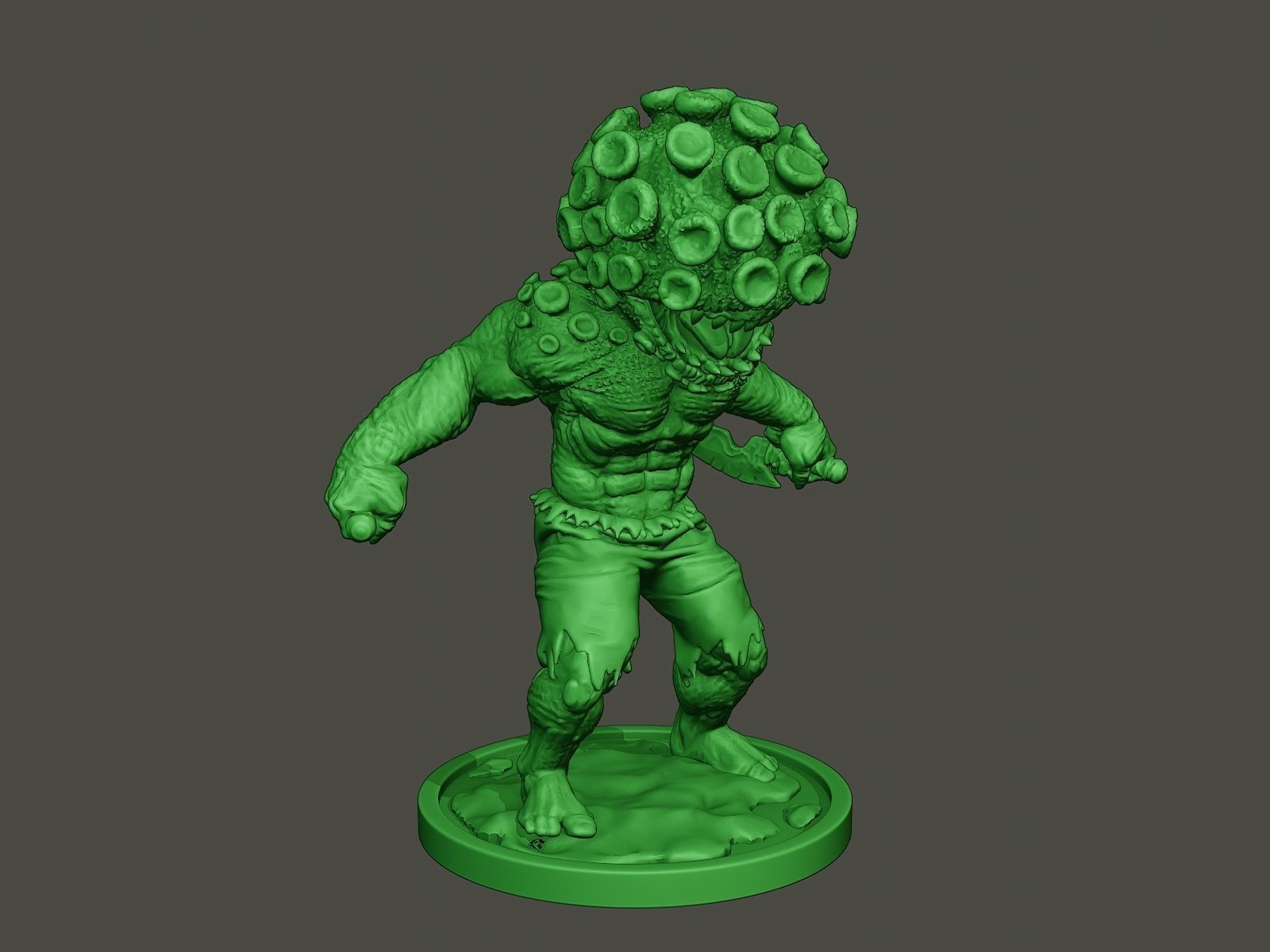 Humanoid virus 0005 3D print model_9