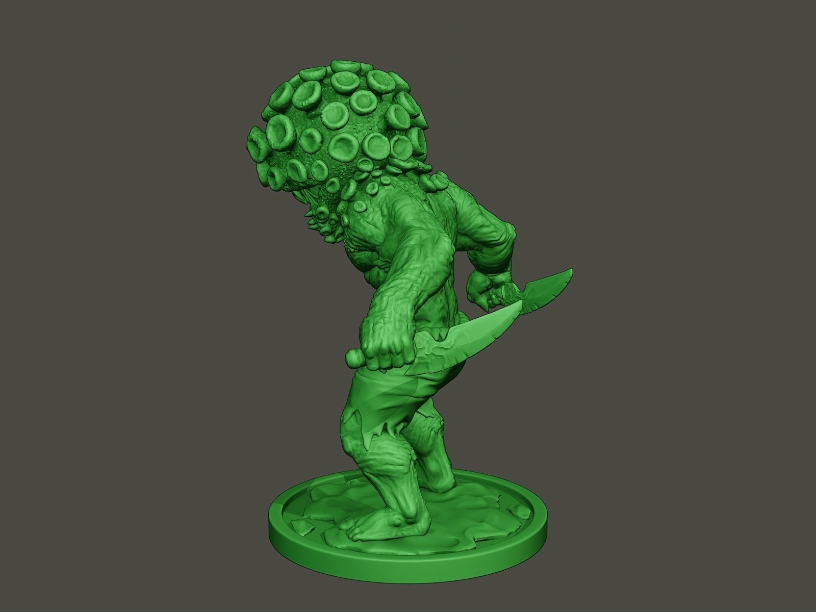 Humanoid virus 0005 3D print model_3