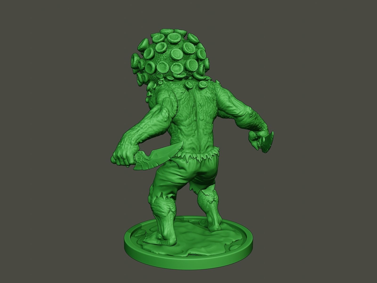 Humanoid virus 0005 3D print model_4