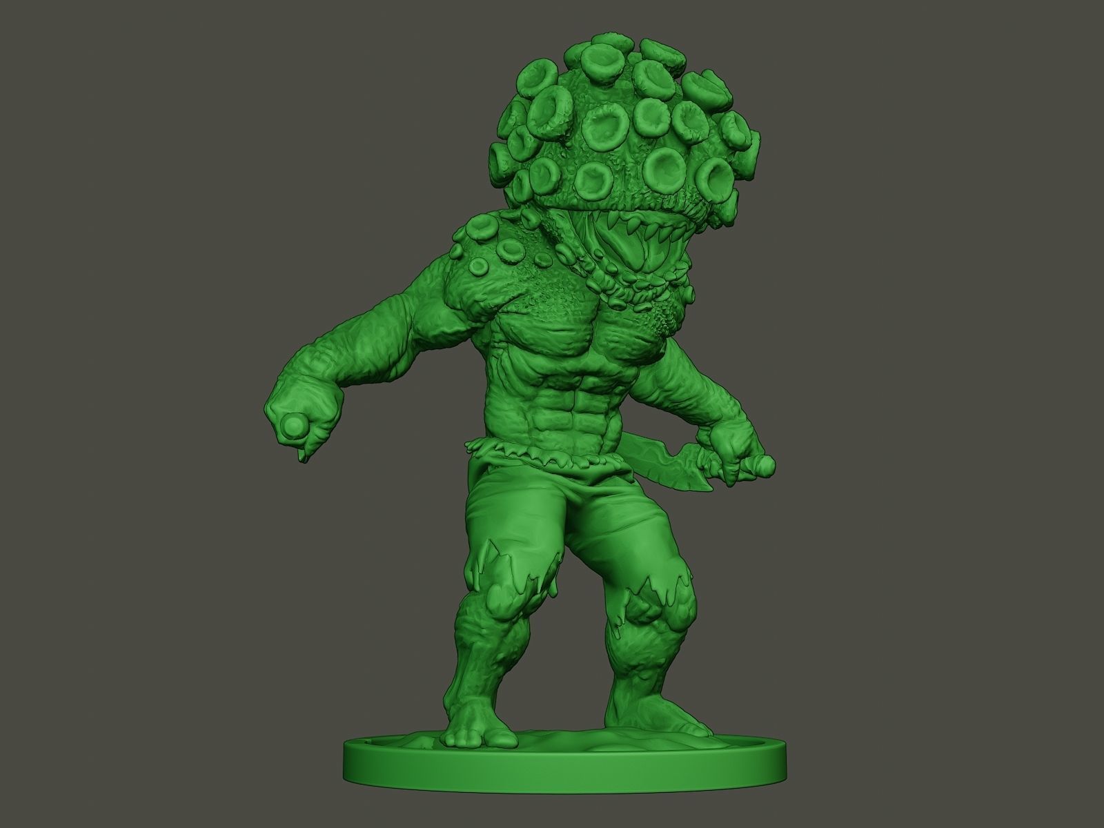 Humanoid virus 0005 3D print model_12
