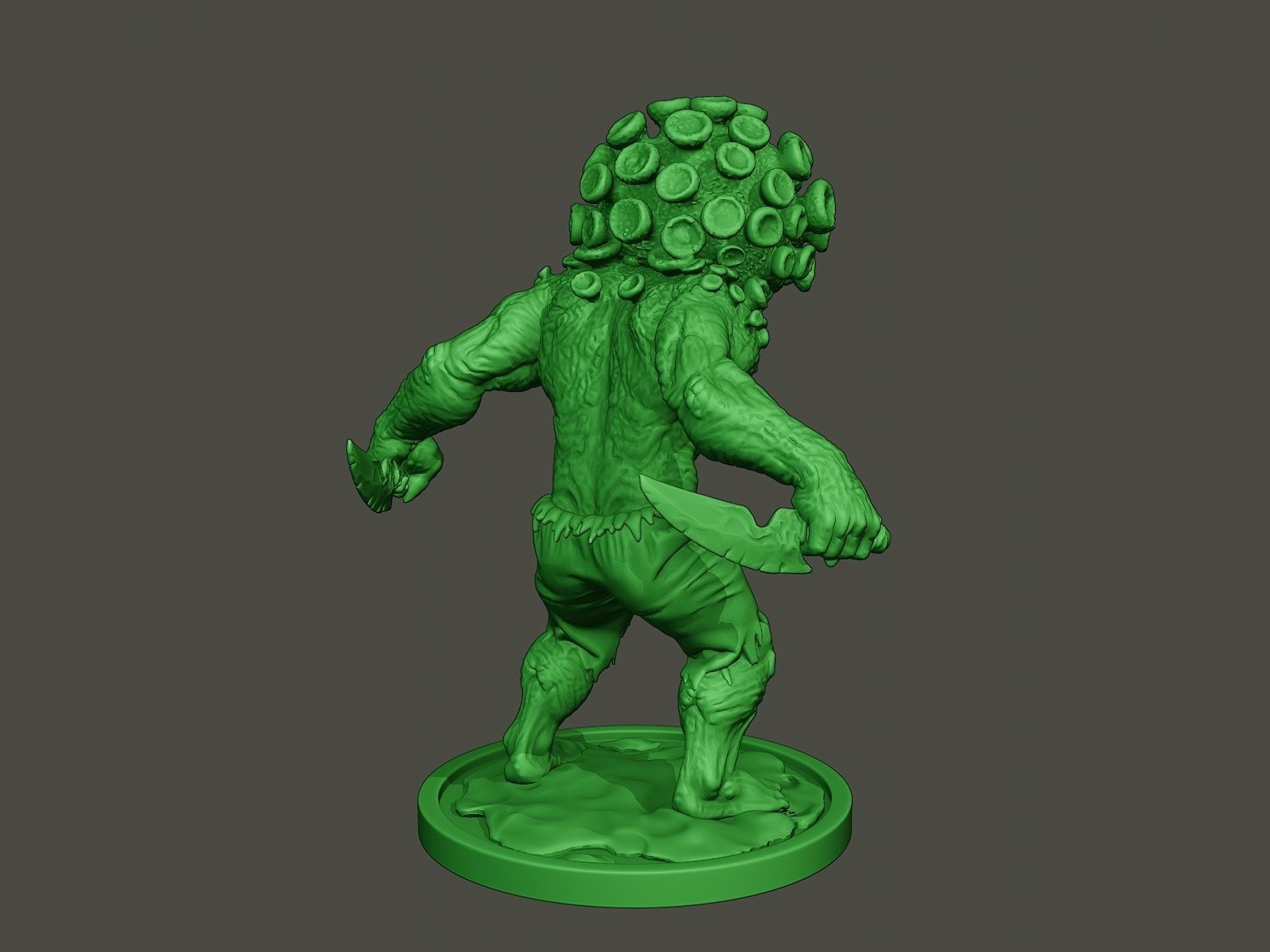 Humanoid virus 0005 3D print model_6