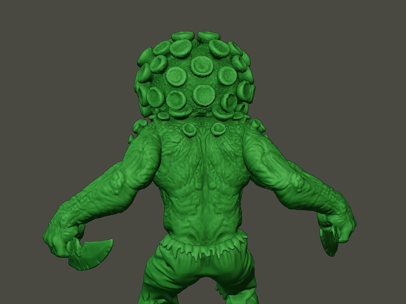 Humanoid virus 0005 3D print model_20