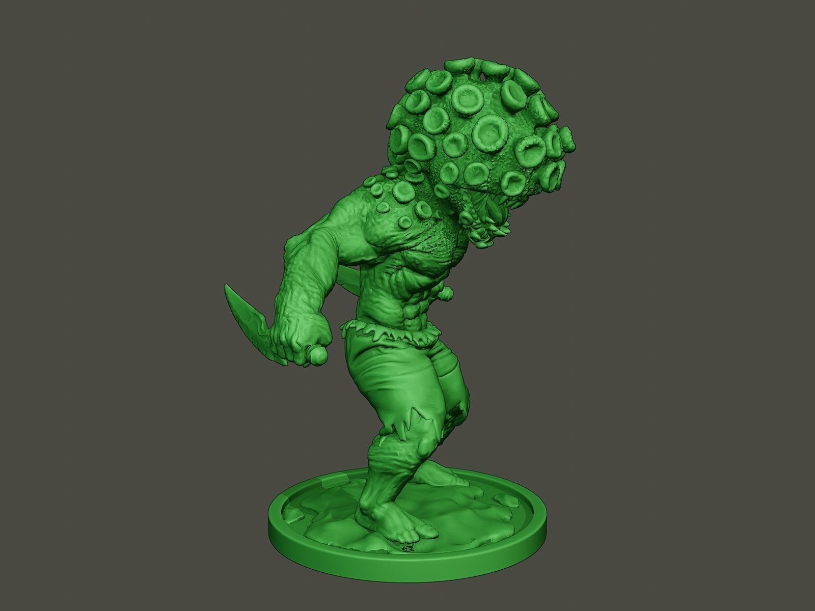 Humanoid virus 0005 3D print model_8