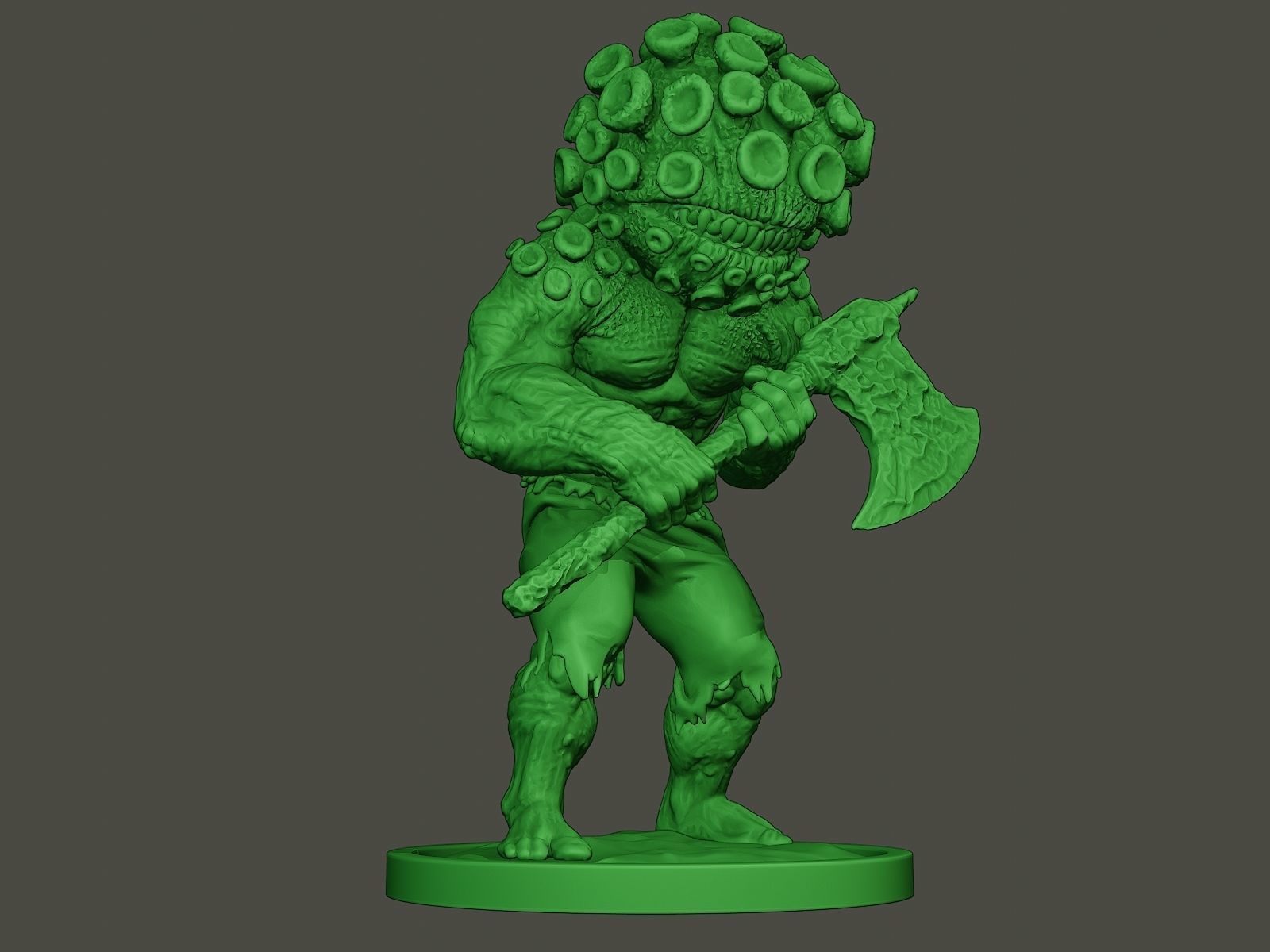 Humanoid virus 0006 3D print model_12