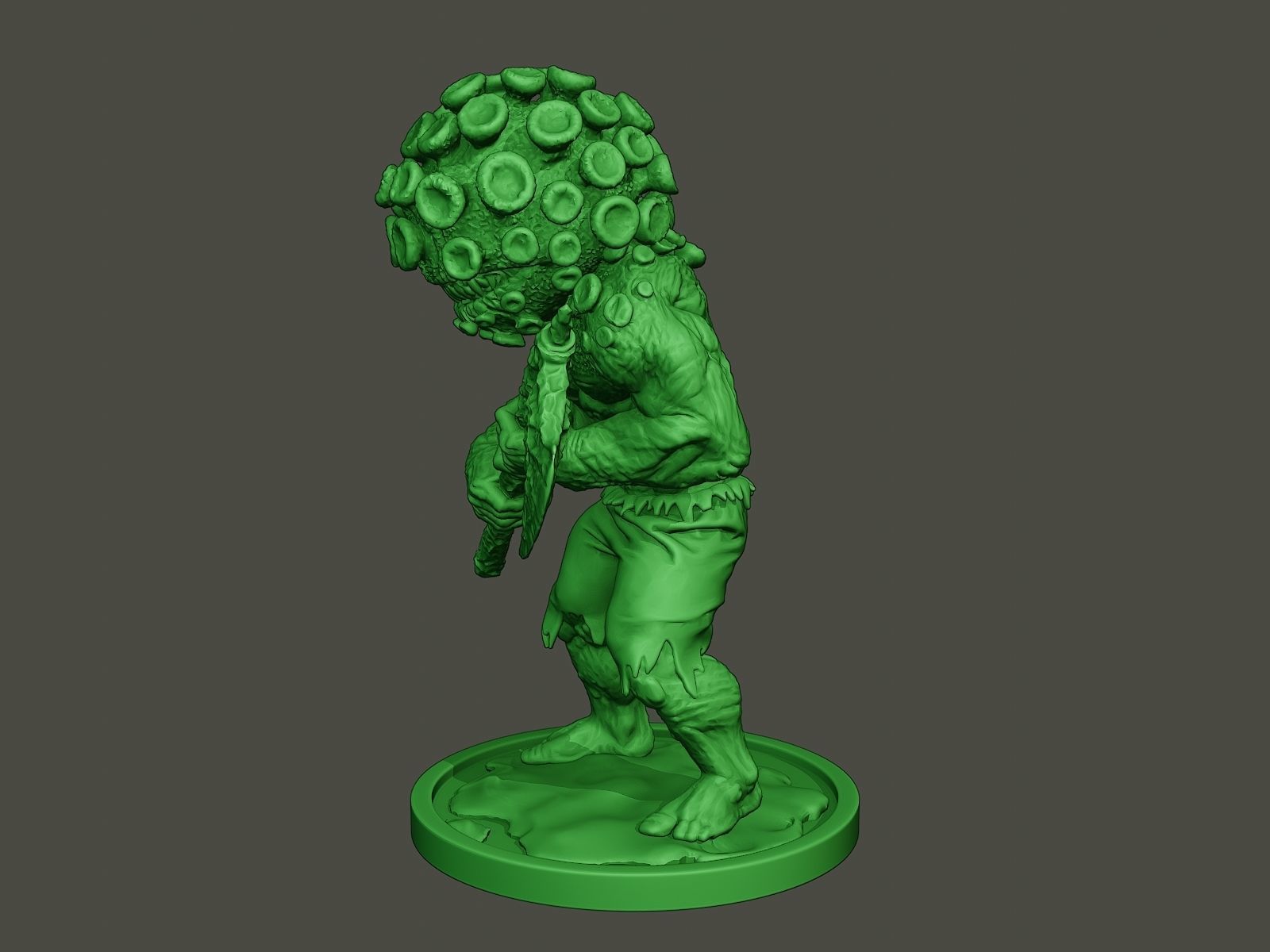 Humanoid virus 0006 3D print model_2