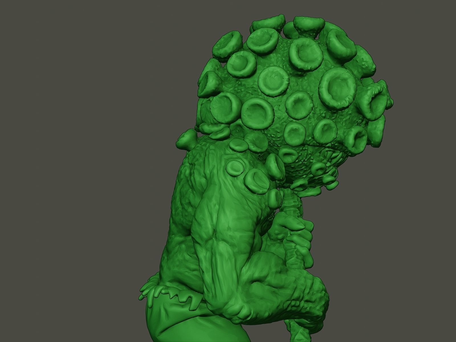 Humanoid virus 0006 3D print model_19